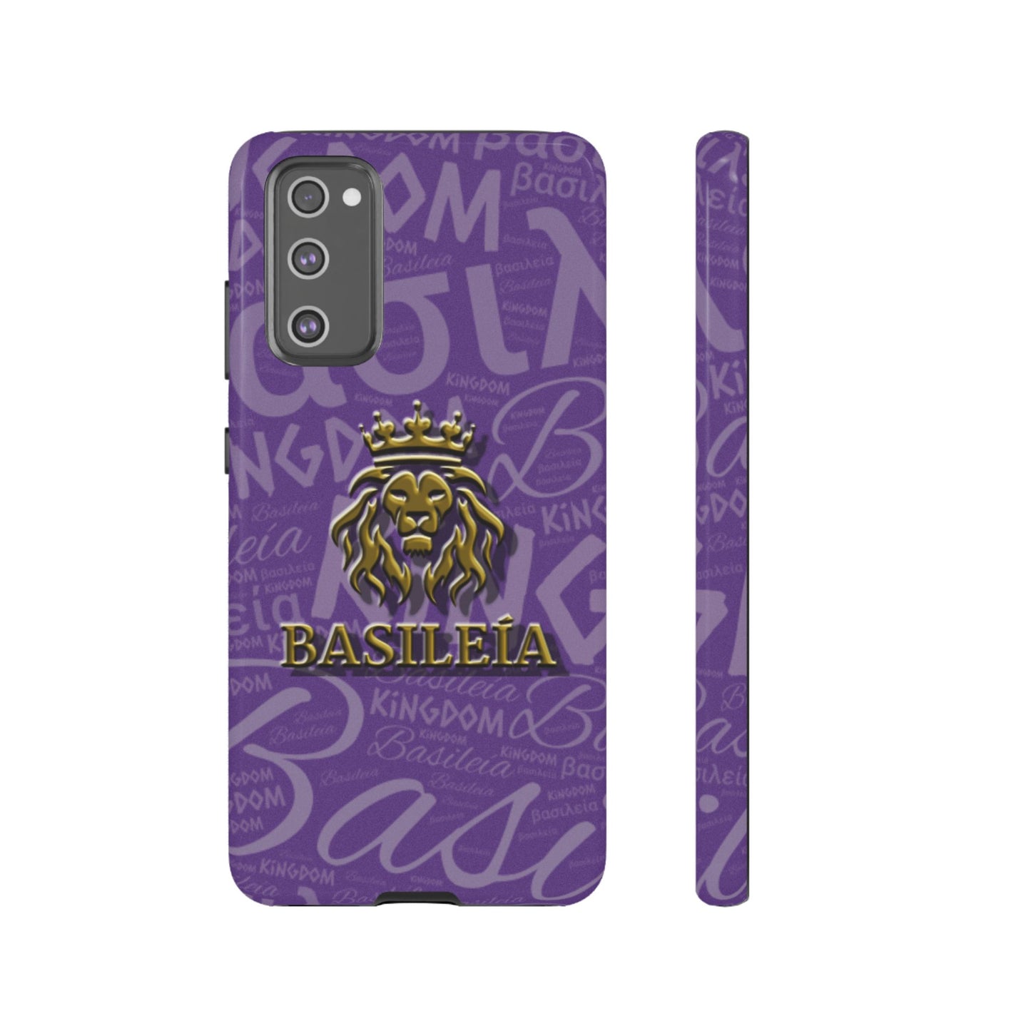 Kingdom of God "Basileía" Samsung Galaxy Purple/Gold Tough Cases