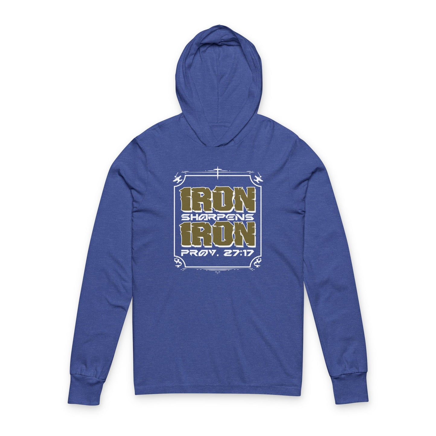 Iron Sharpens Iron Unisex Hooded Long Sleeve Hoodie Tee