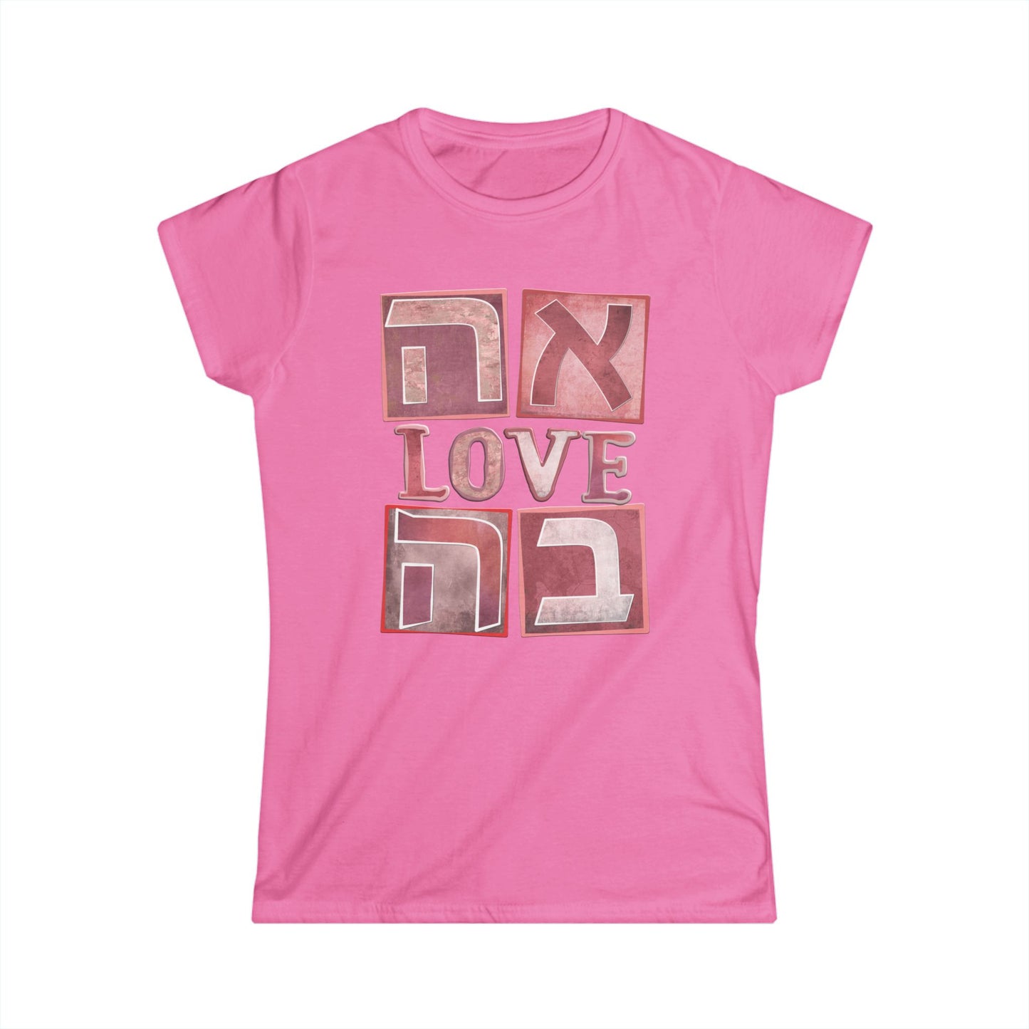 "Ahavah" (Love) Women's Softstyle Tee