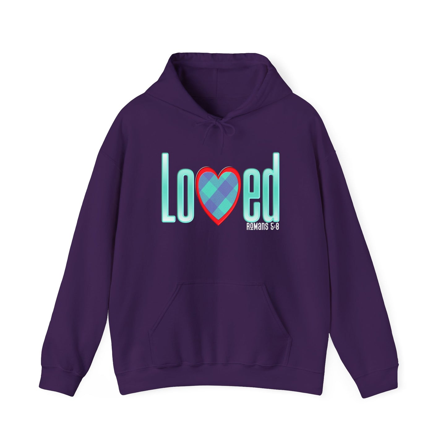 Loved (Romans 5:8) Hooded Sweatshirt