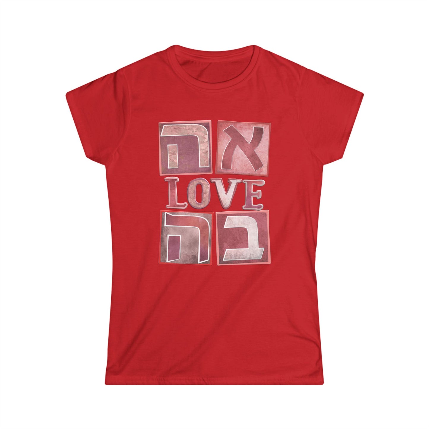 "Ahavah" (Love) Women's Softstyle Tee