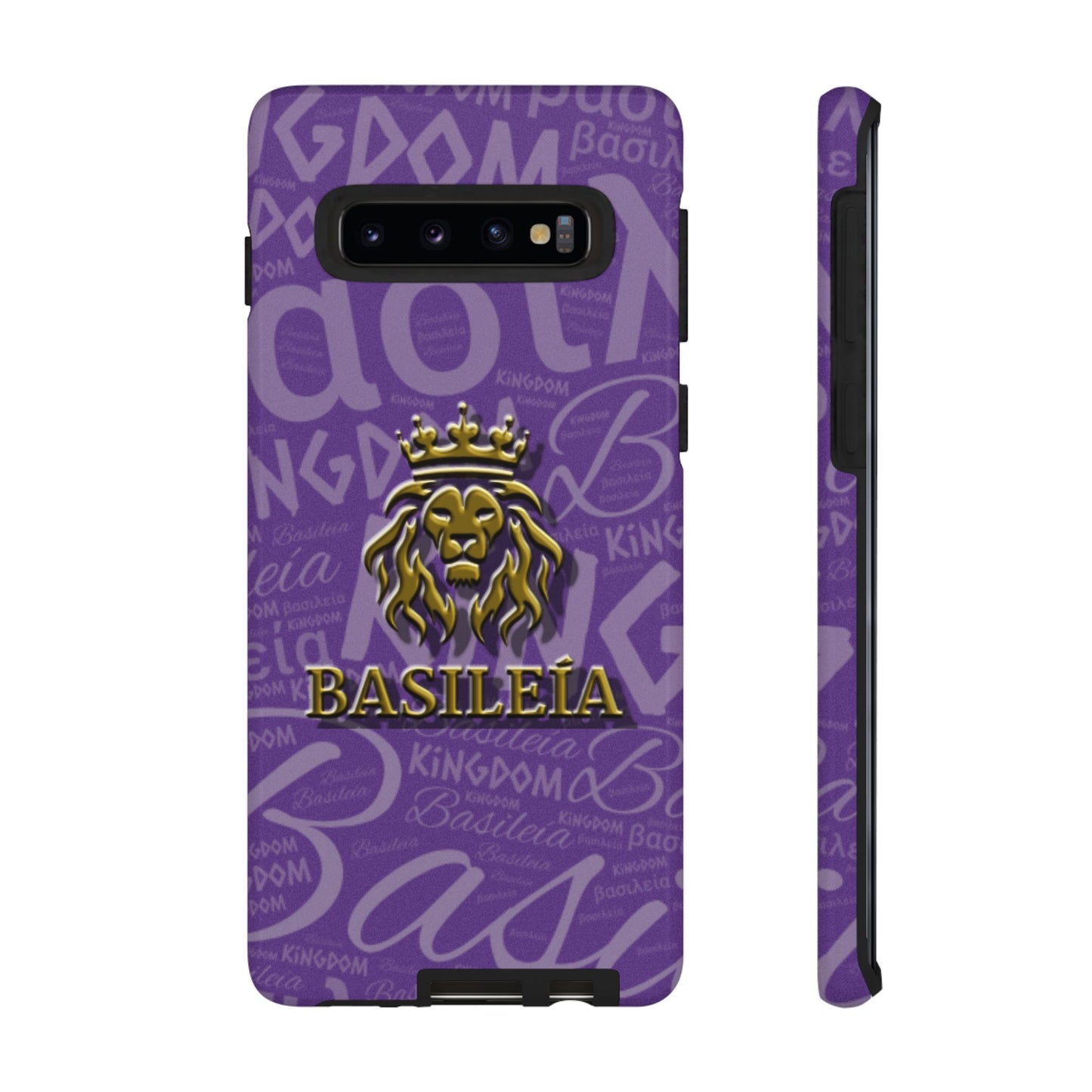 Kingdom of God "Basileía" Samsung Galaxy Purple/Gold Tough Cases