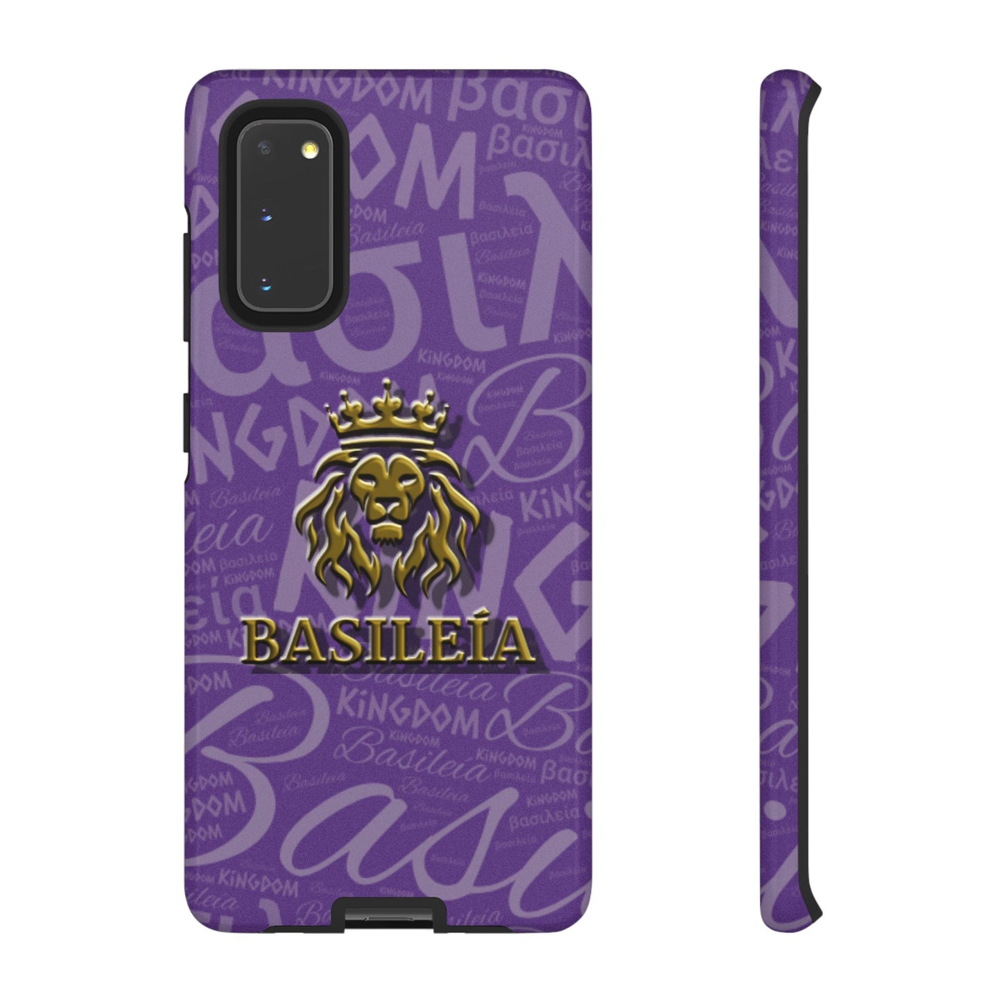 Kingdom of God "Basileía" Samsung Galaxy Purple/Gold Tough Cases