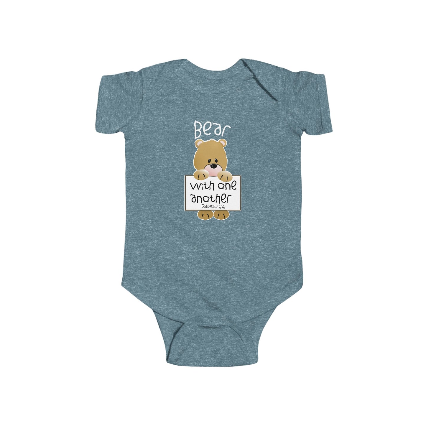 Bear with One Another Infant Fine Jersey Bodysuit