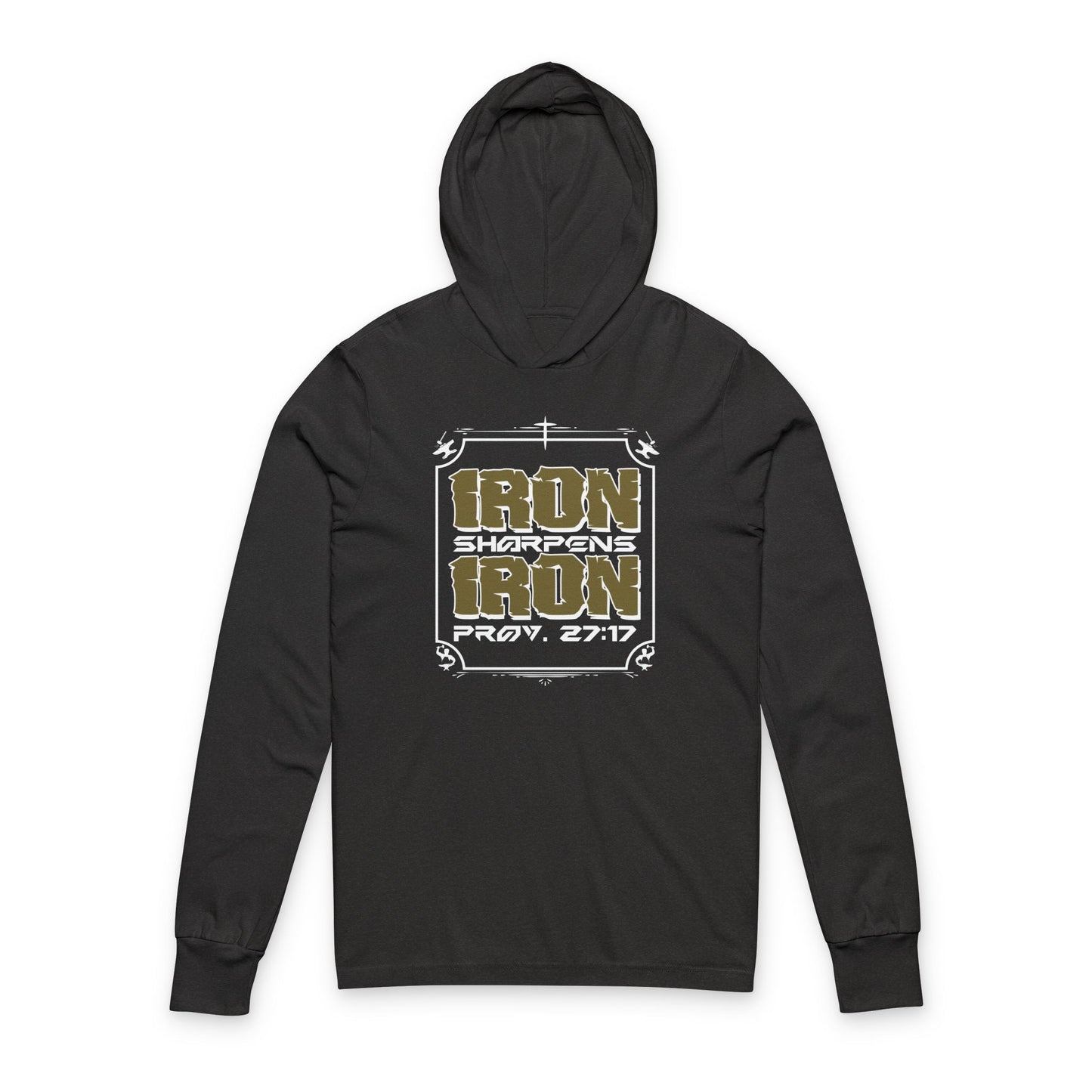 Iron Sharpens Iron Unisex Hooded Long Sleeve Hoodie Tee