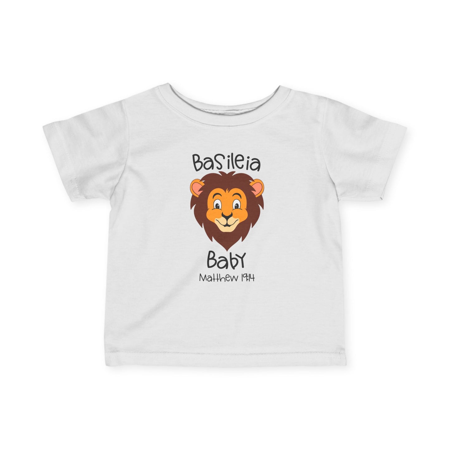 "Basileía Baby" Infant Fine Jersey Tee