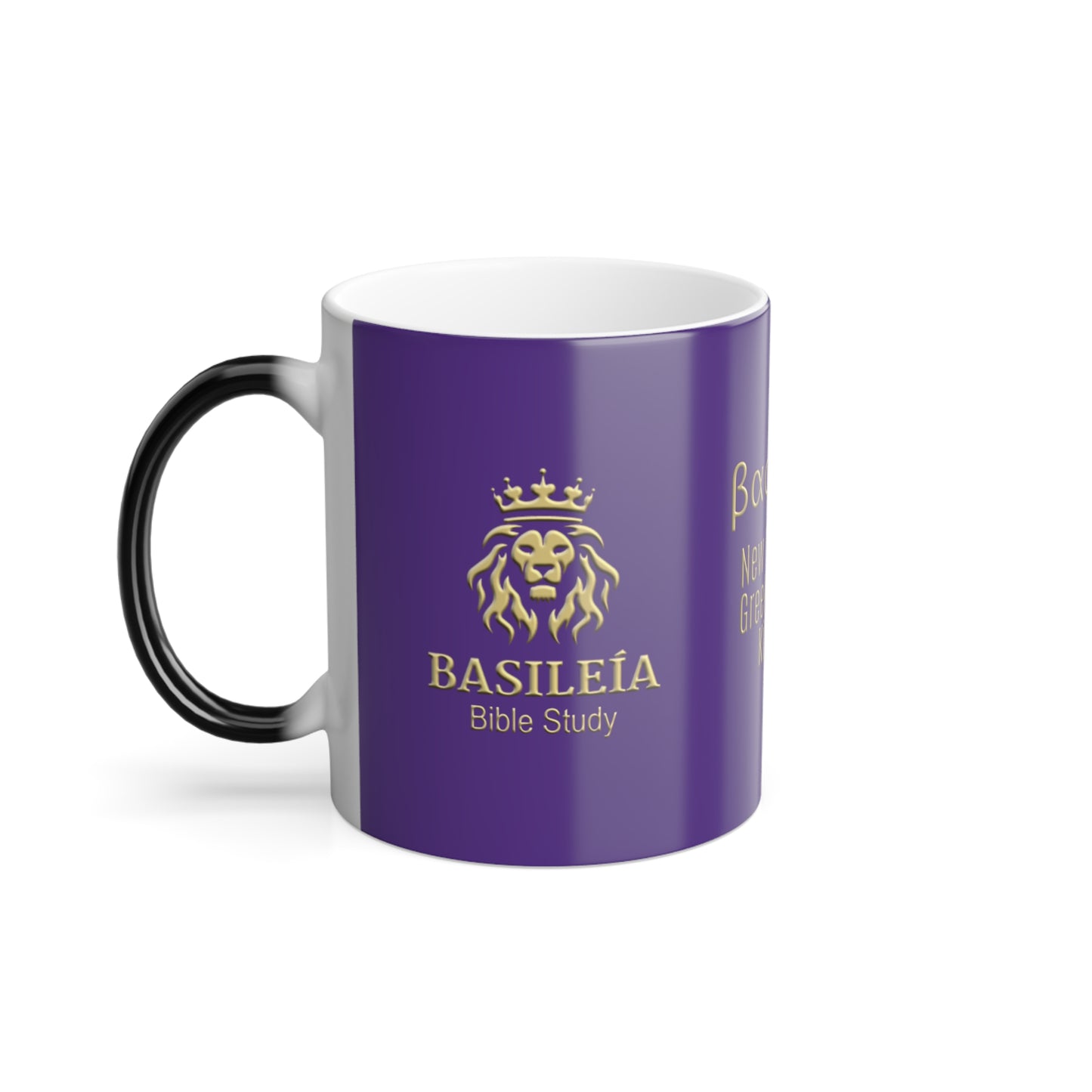 Basileía Bible Study Color Morphing Mug, 11oz