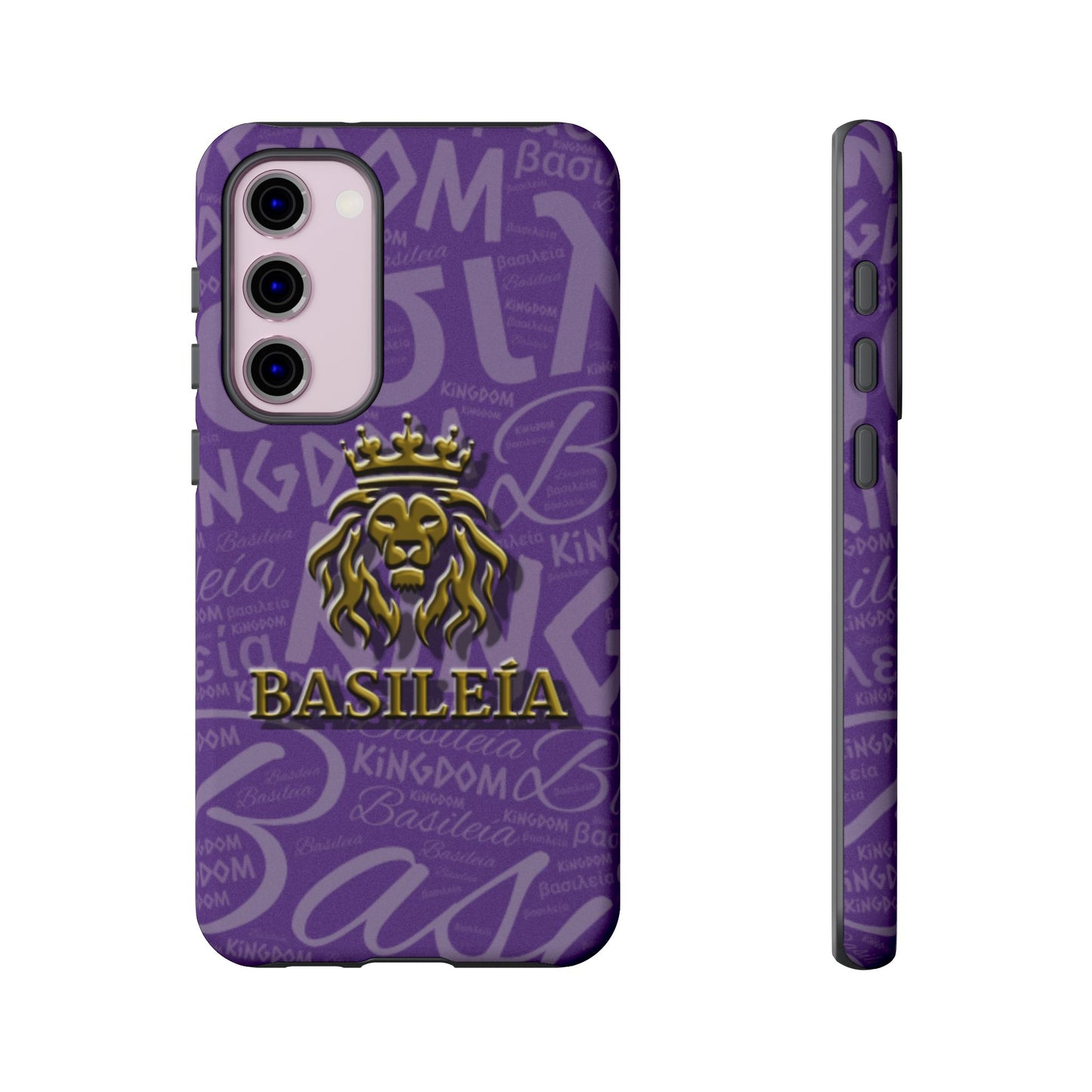 Kingdom of God "Basileía" Samsung Galaxy Purple/Gold Tough Cases