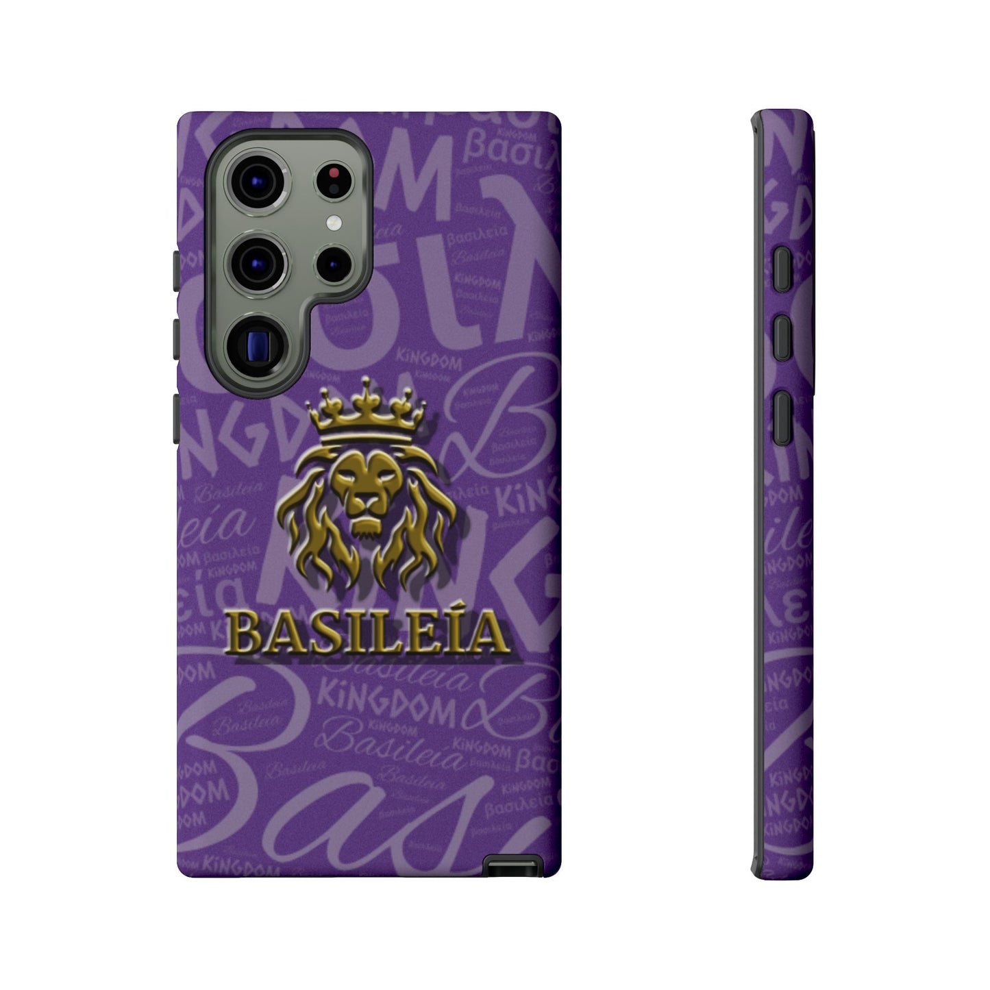 Kingdom of God "Basileía" Samsung Galaxy Purple/Gold Tough Cases