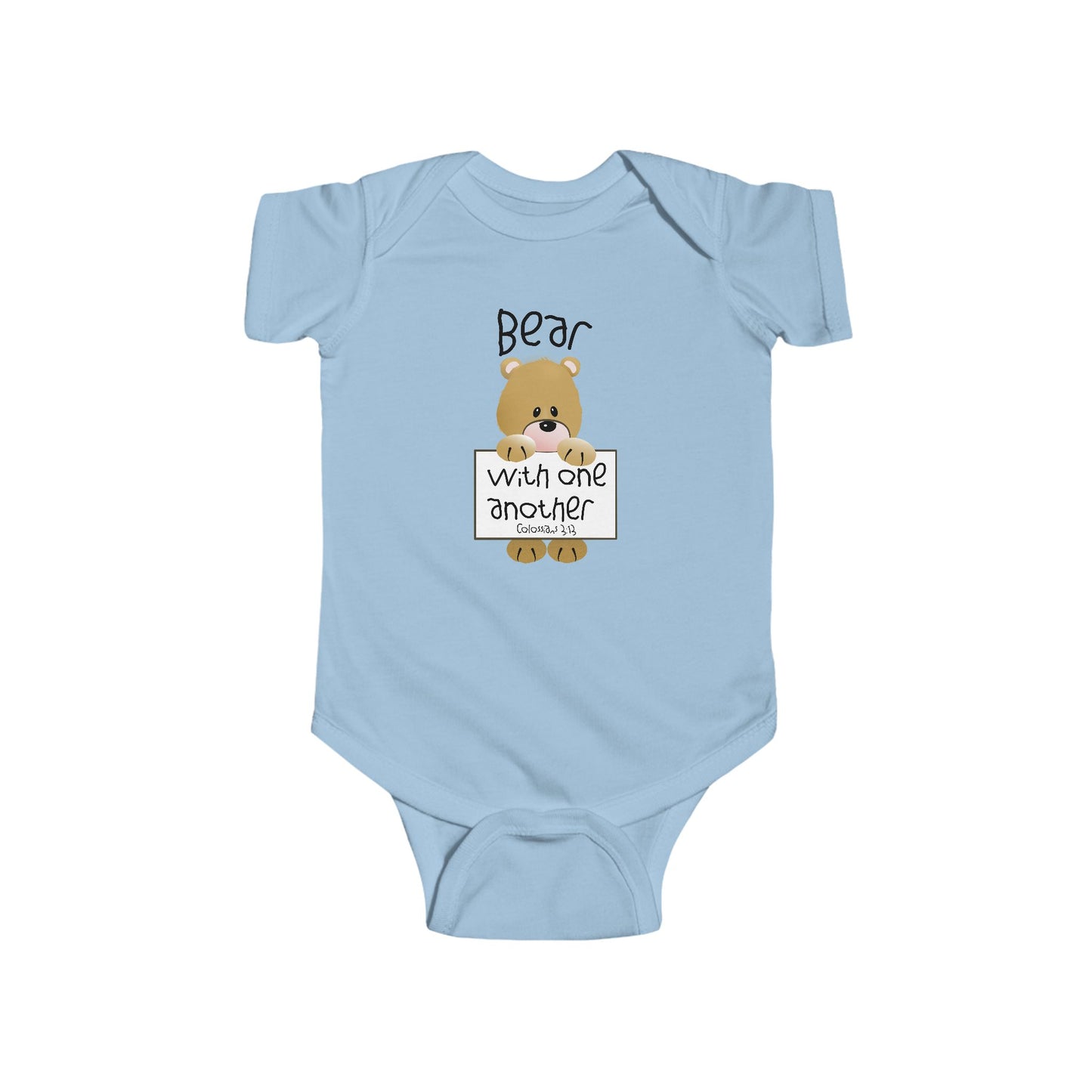 Bear with One Another Infant Fine Jersey Bodysuit
