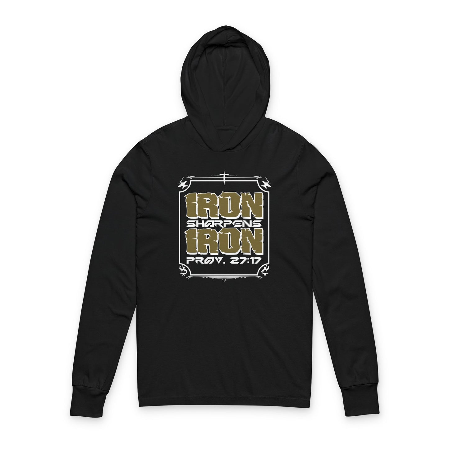 Iron Sharpens Iron Unisex Hooded Long Sleeve Hoodie Tee