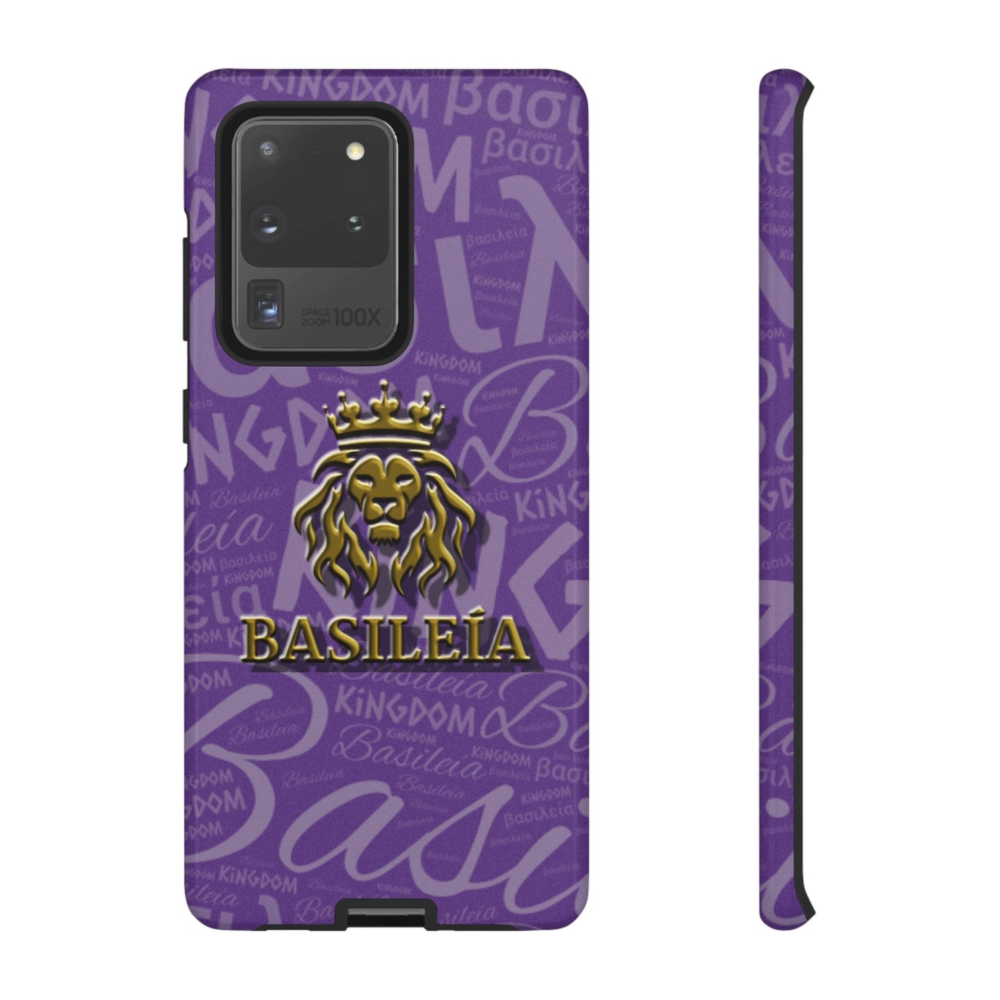Kingdom of God "Basileía" Samsung Galaxy Purple/Gold Tough Cases