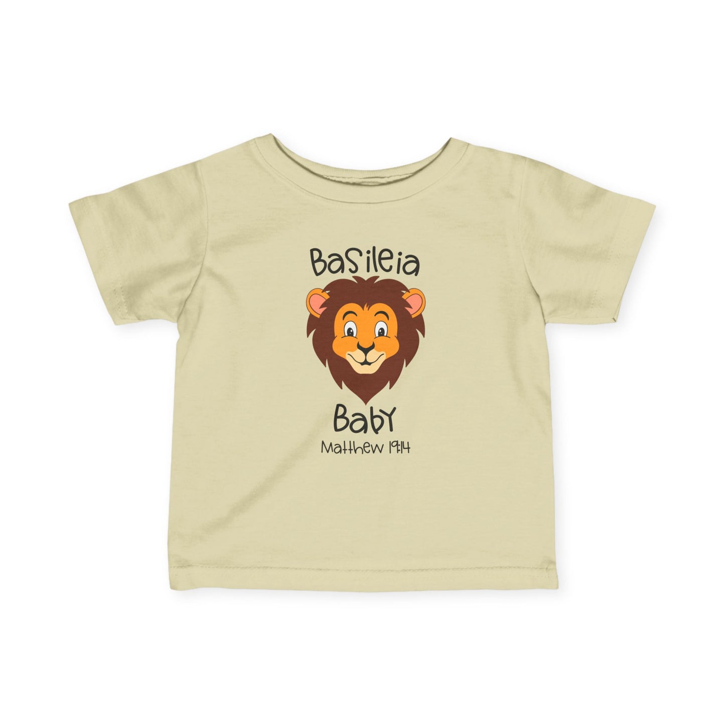 "Basileía Baby" Infant Fine Jersey Tee
