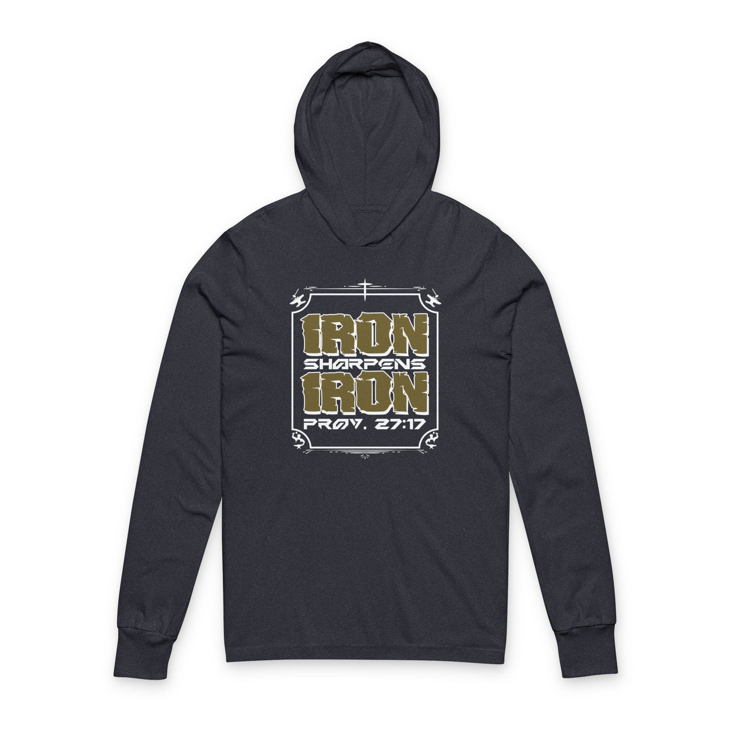 Iron Sharpens Iron Unisex Hooded Long Sleeve Hoodie Tee