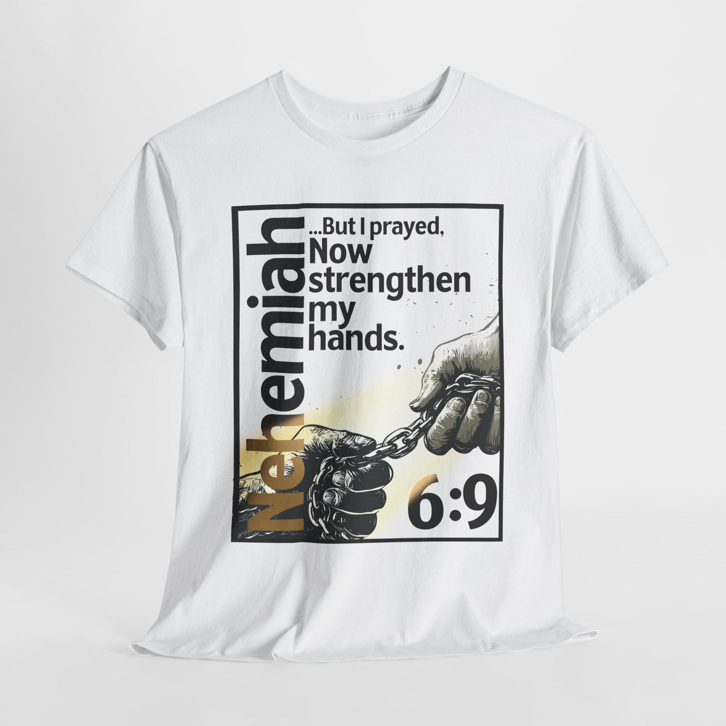 Strengthen My Hands Prayer Unisex Heavy Cotton Tee
