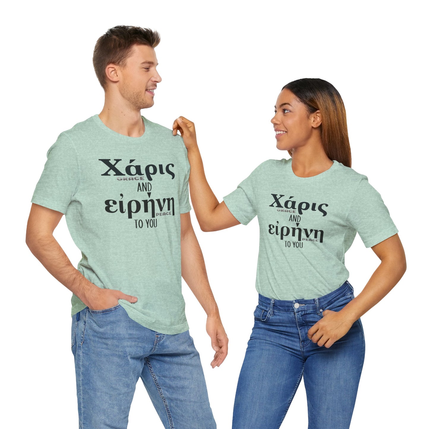 Grace and Peace to You (Biblical Greek) Tee