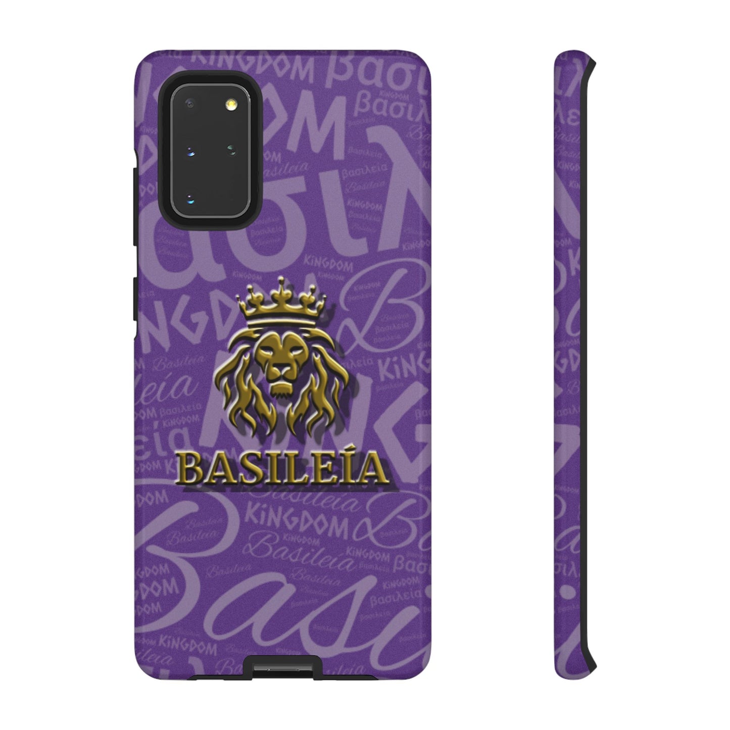 Kingdom of God "Basileía" Samsung Galaxy Purple/Gold Tough Cases