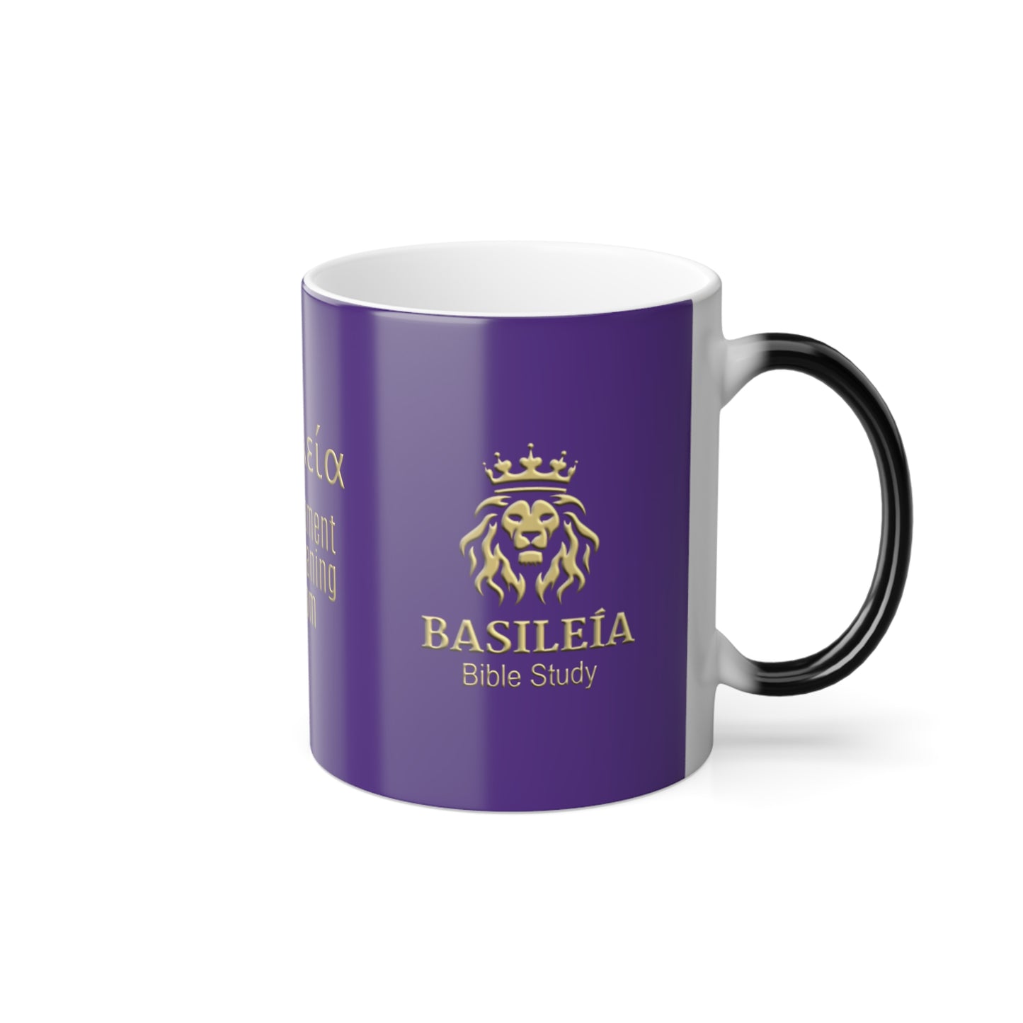 Basileía Bible Study Color Morphing Mug, 11oz