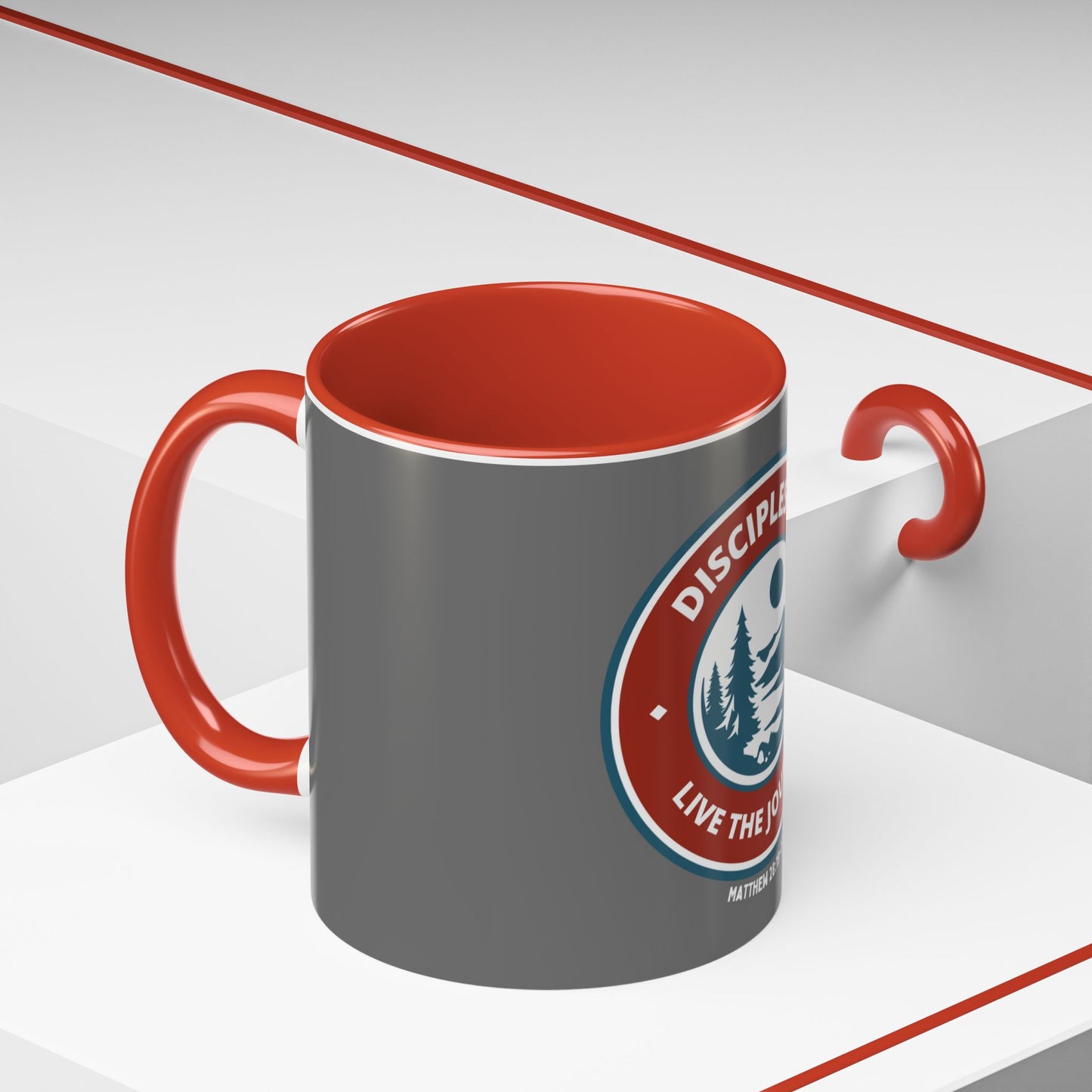 Discipleship: Live the Journey 11oz Accent Coffee Mug