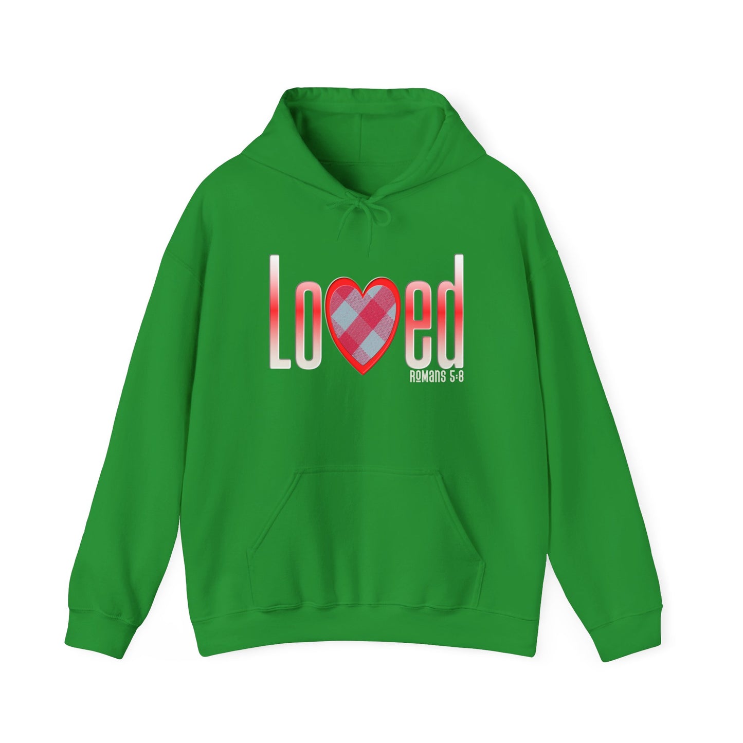 Loved (Romans 5:8) Hooded Sweatshirt