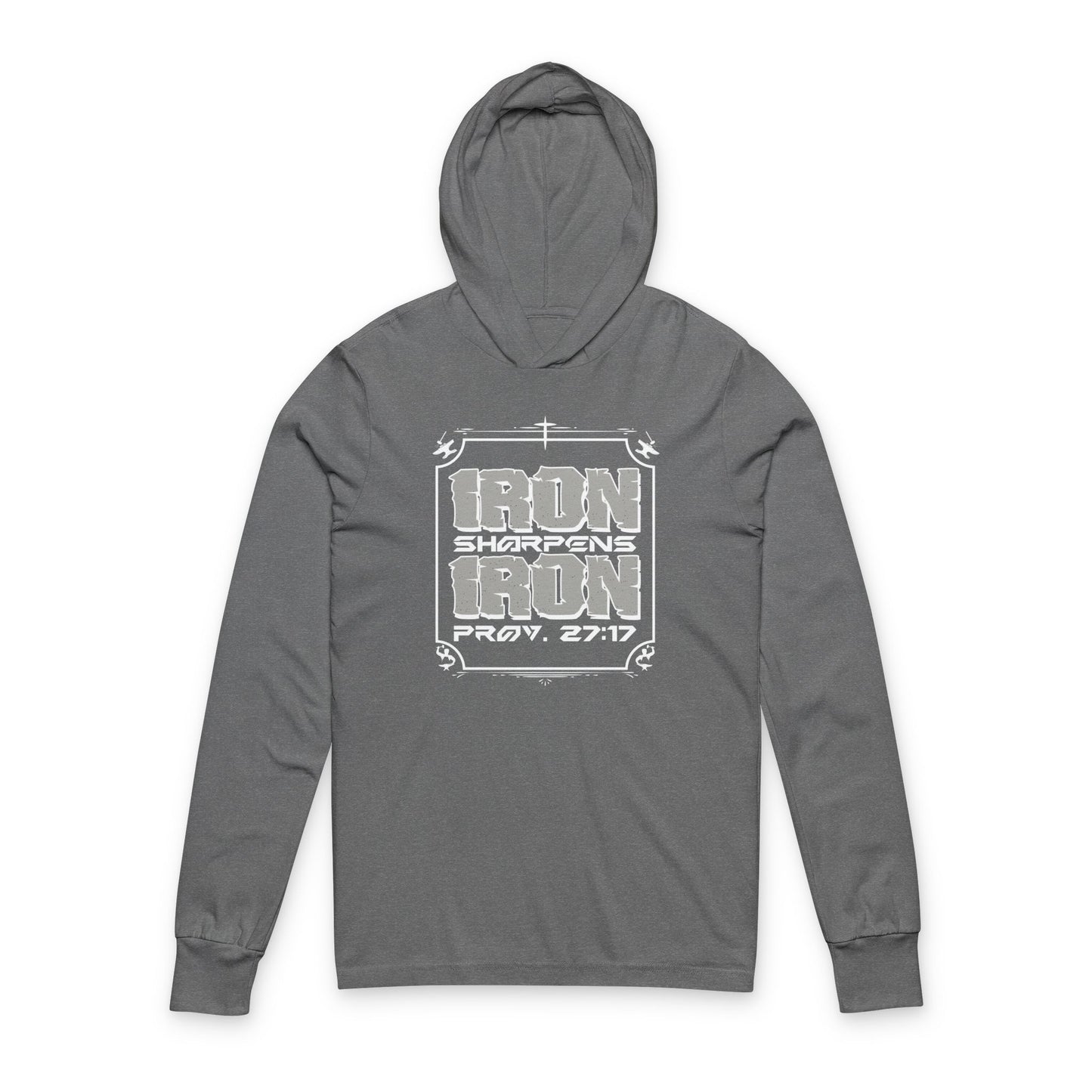 Iron Sharpens Iron Unisex Hooded Long Sleeve Hoodie Tee