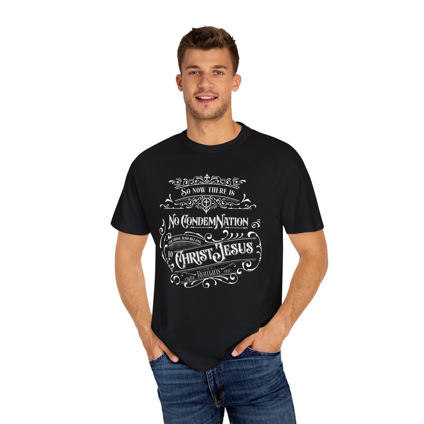 No Condemnation Unisex Garment-Dyed T-shirt