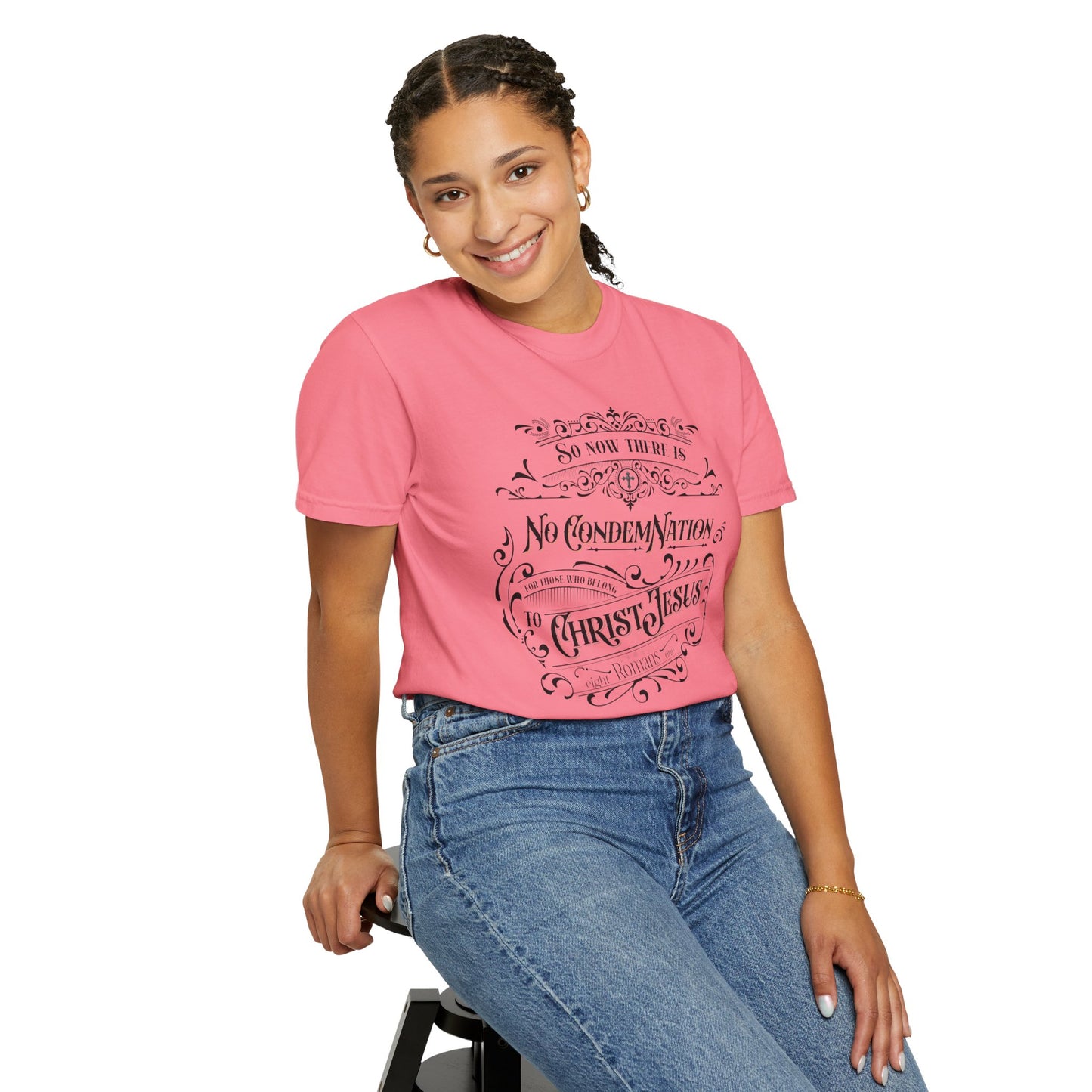 No Condemnation Unisex Garment-Dyed T-shirt
