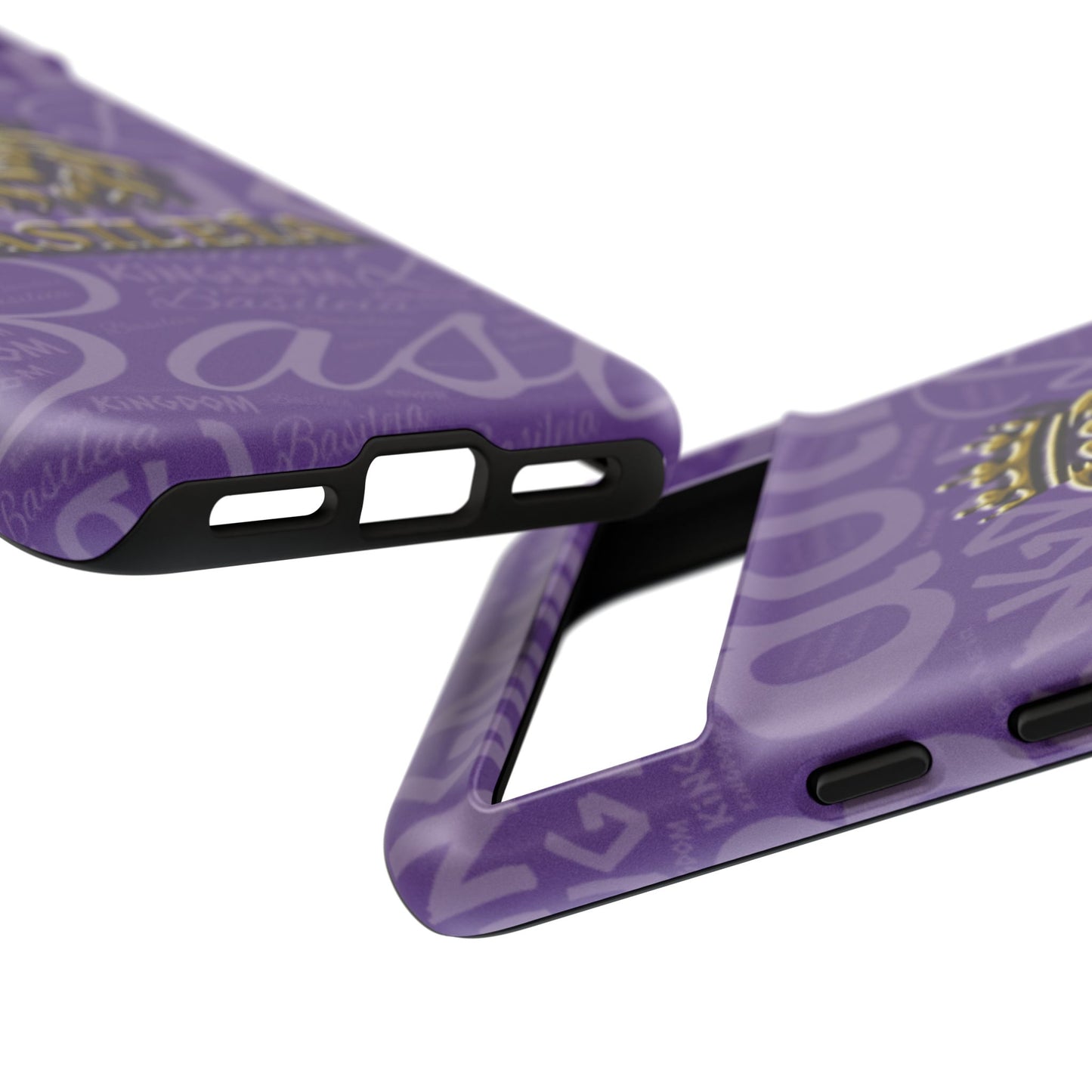Kingdom of God "Basileía" Google Pixel Purple/Gold Tough Cases (Google Pixel 5, 5G, 6, 6 Pro, 7, 8 and 8 Pro)