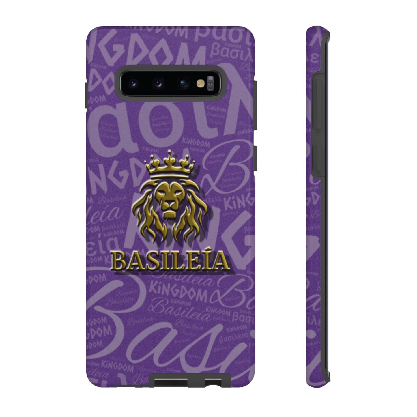 Kingdom of God "Basileía" Samsung Galaxy Purple/Gold Tough Cases