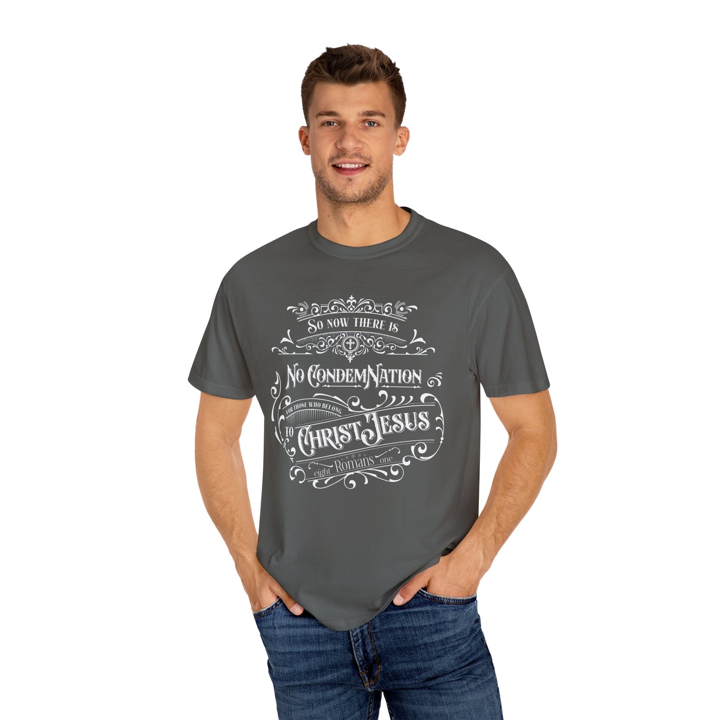 No Condemnation Unisex Garment-Dyed T-shirt