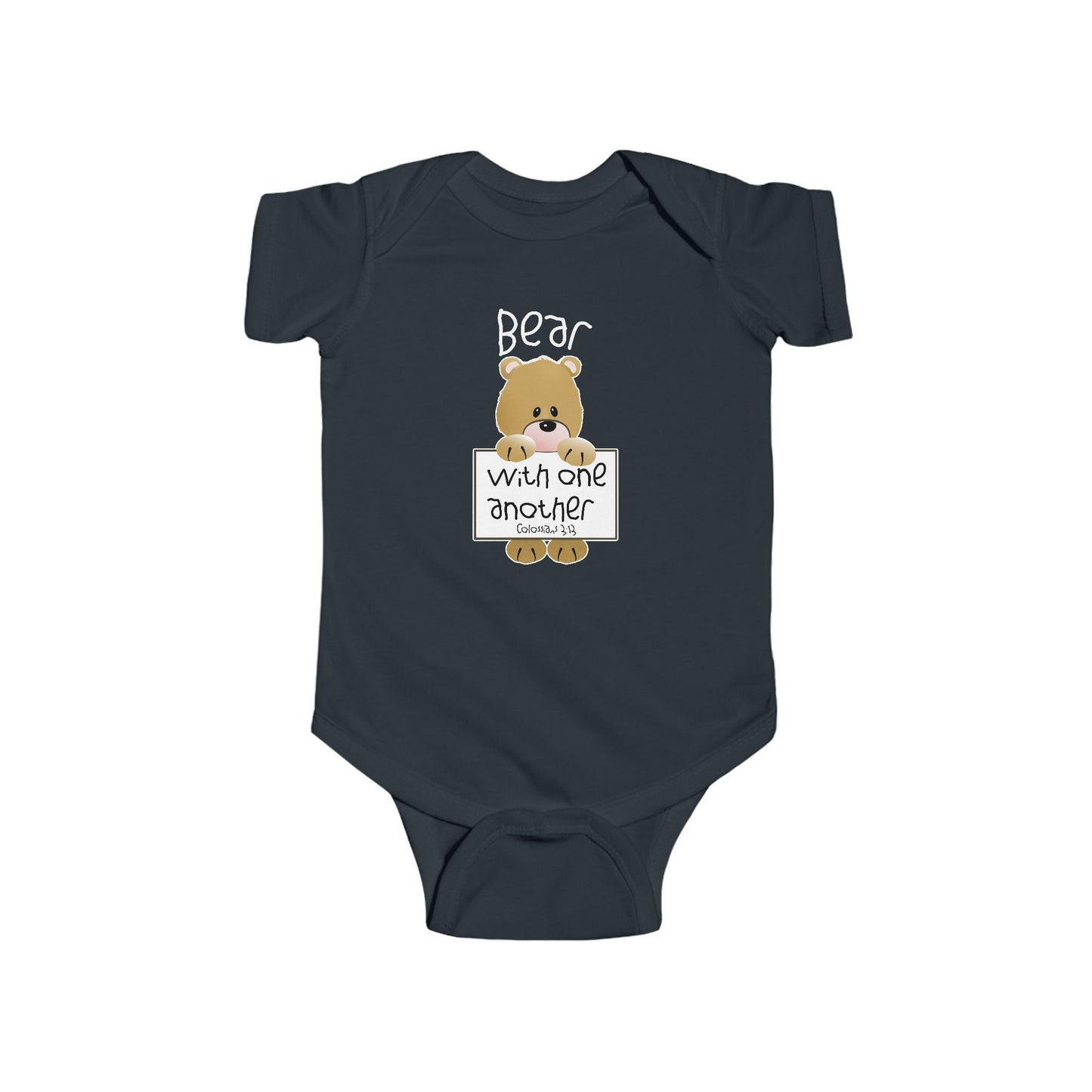Bear with One Another Infant Fine Jersey Bodysuit