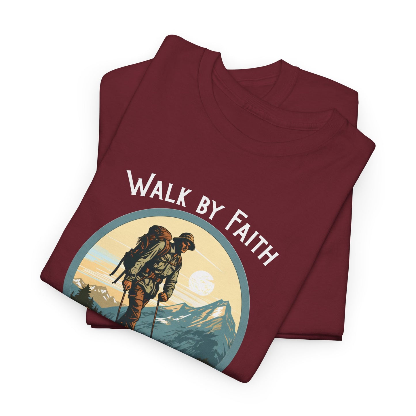Walk by Faith Unisex Heavy Cotton Tee