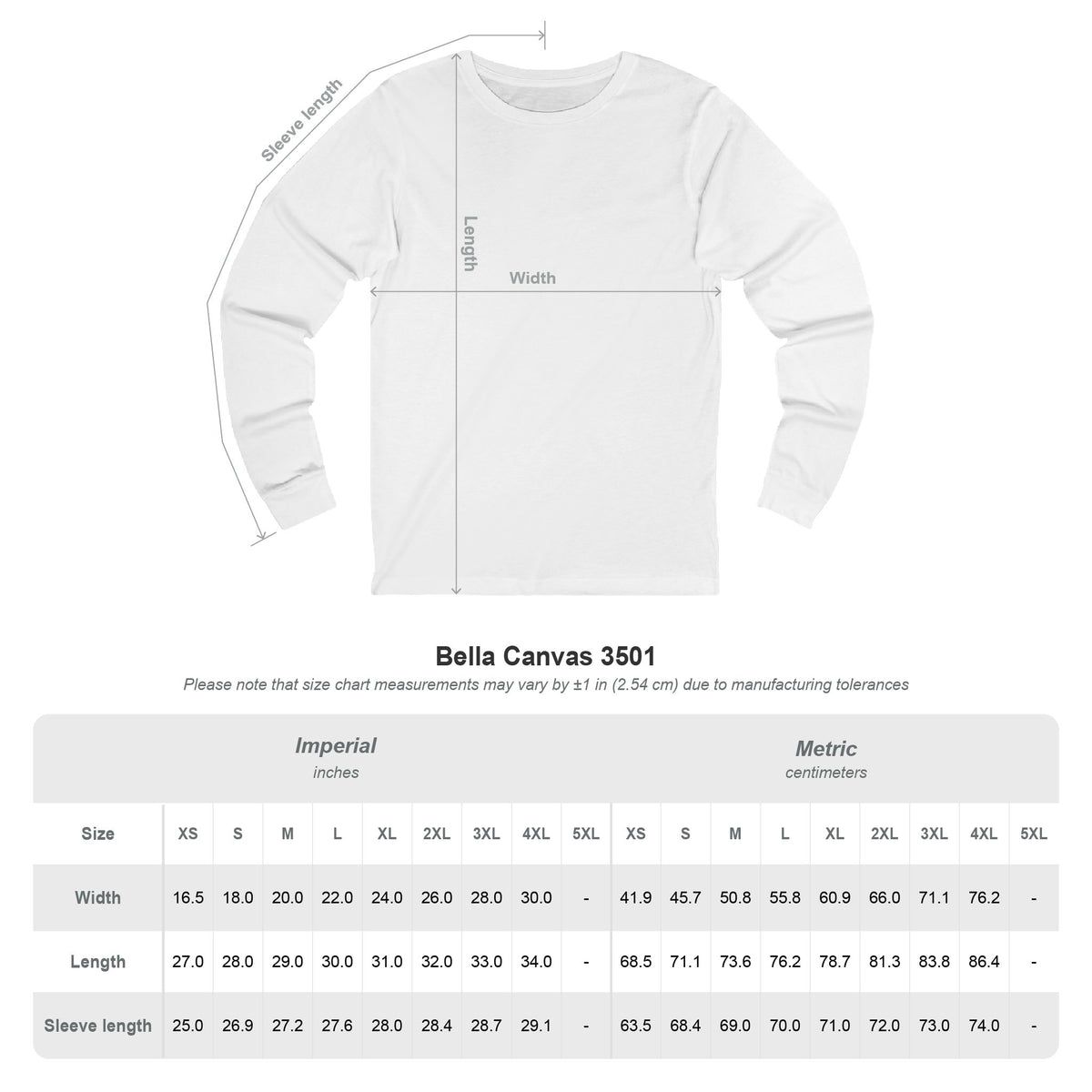 Never Leaf You (Hebrews 13:5) Long Sleeve Tee