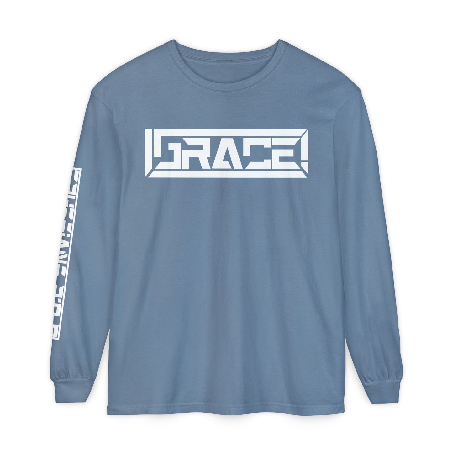 Grace (Ephesians 2:8-9) Garment-dyed Long Sleeve Tee