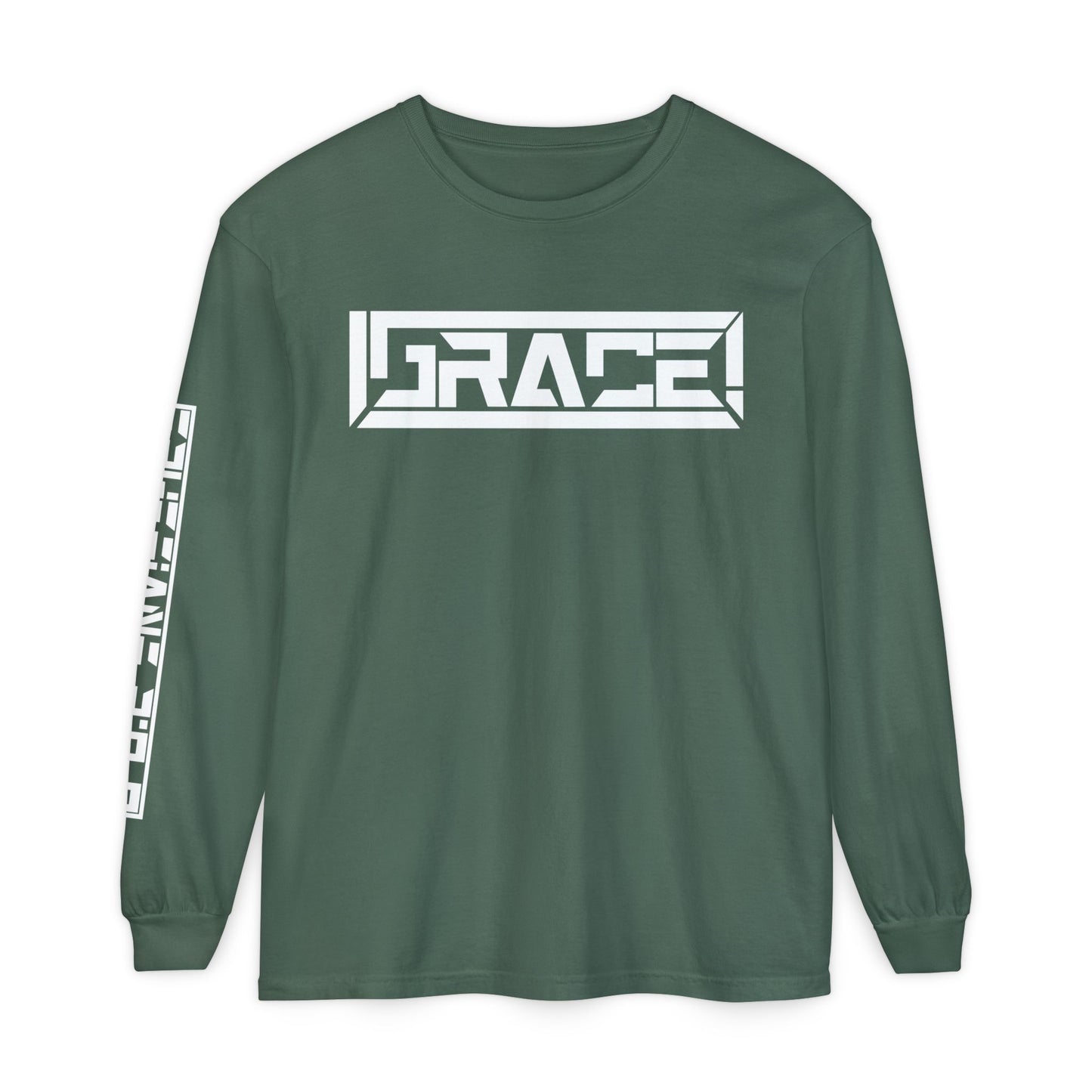 Grace (Ephesians 2:8-9) Garment-dyed Long Sleeve Tee