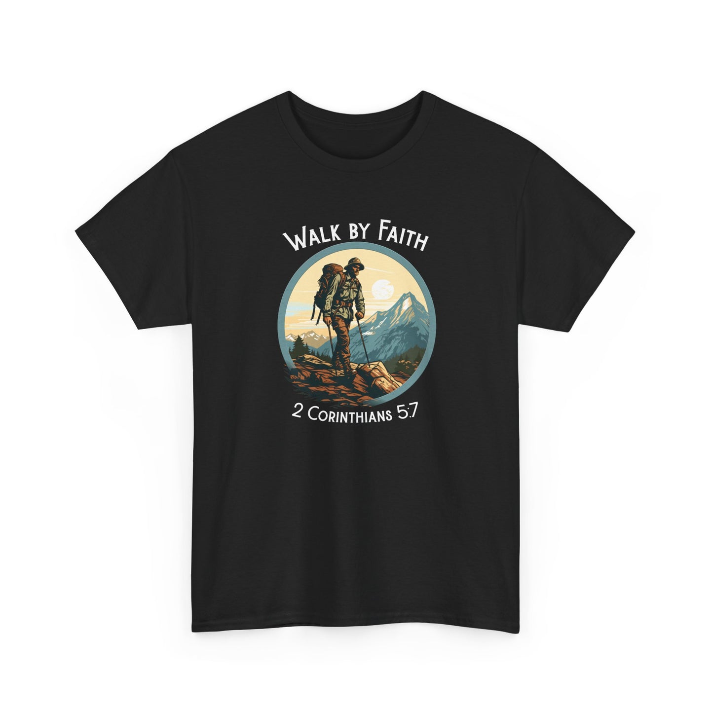 Walk by Faith Unisex Heavy Cotton Tee