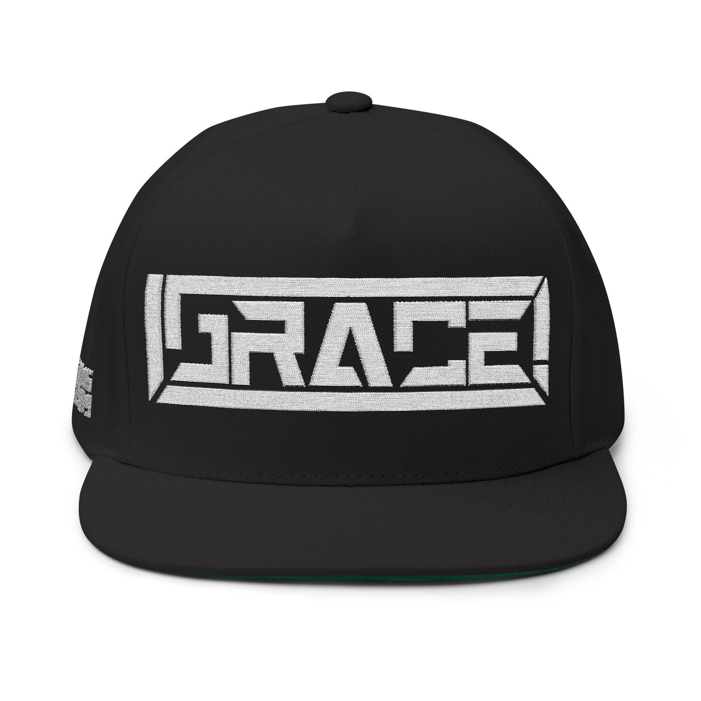 Grace Flat Bill Embroidered Cap