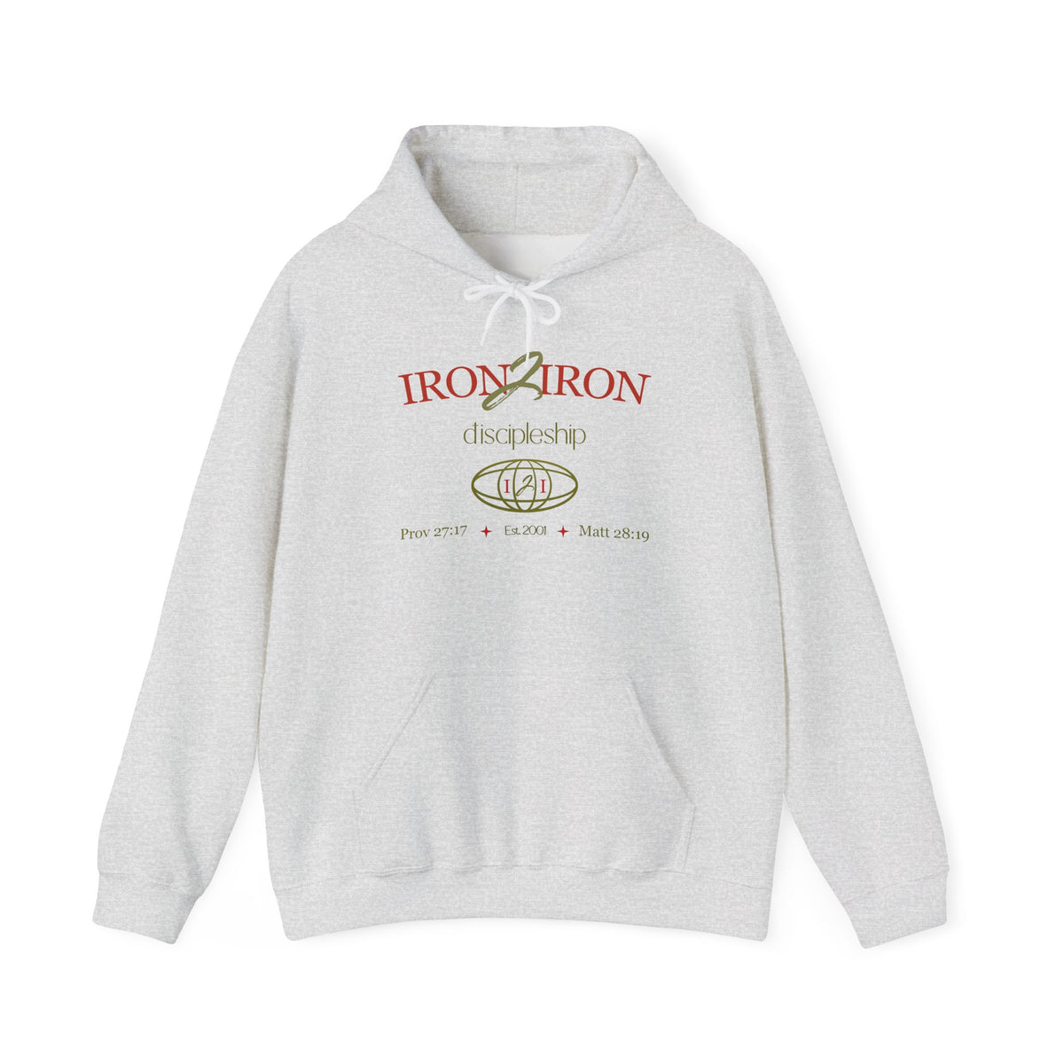 Iron2Iron Discipleship Brand Mark Hoodie