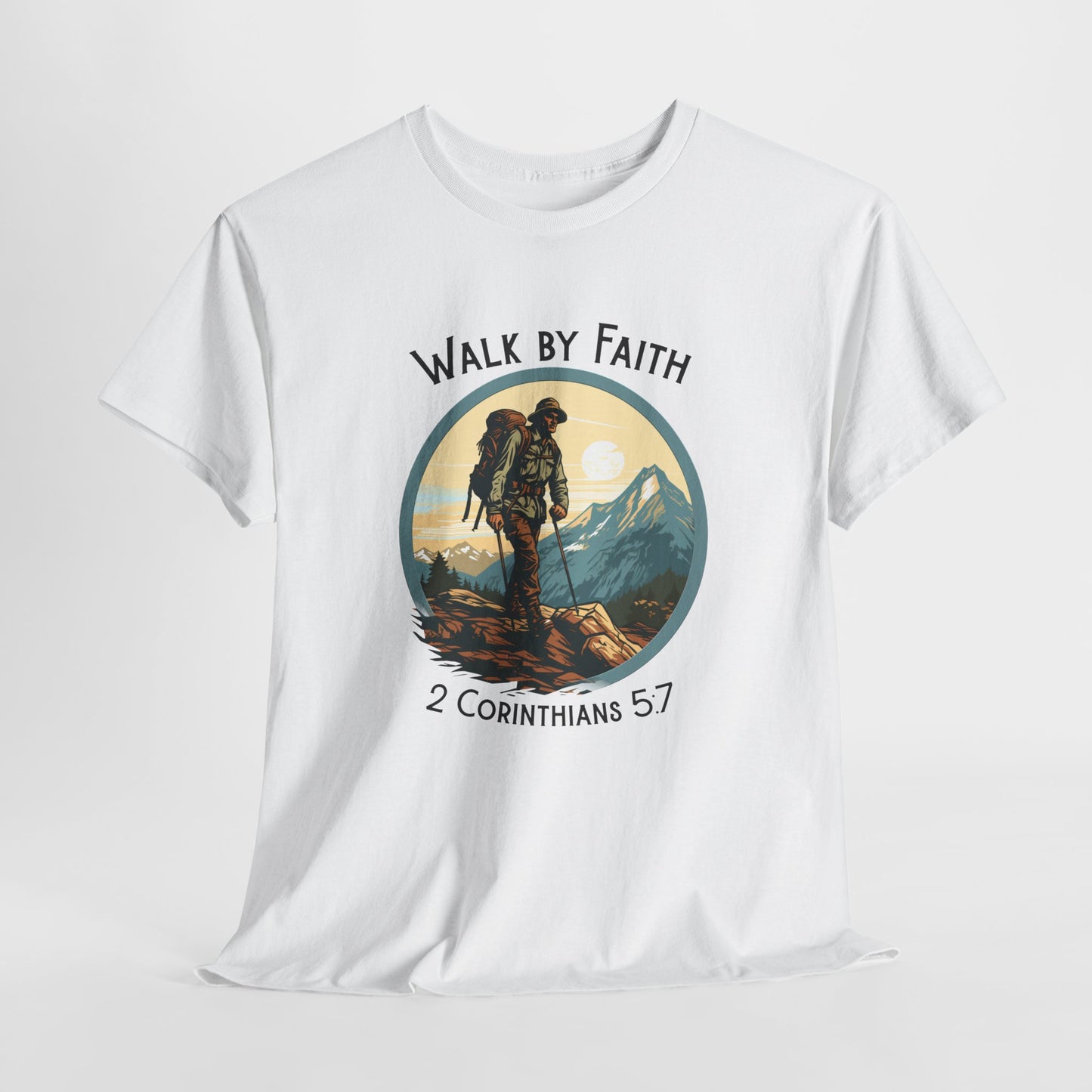 Walk by Faith Unisex Heavy Cotton Tee