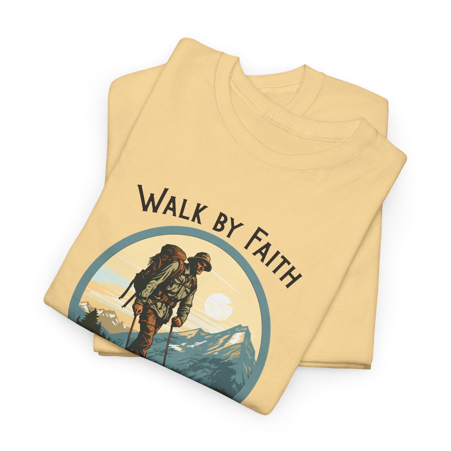 Walk by Faith Unisex Heavy Cotton Tee