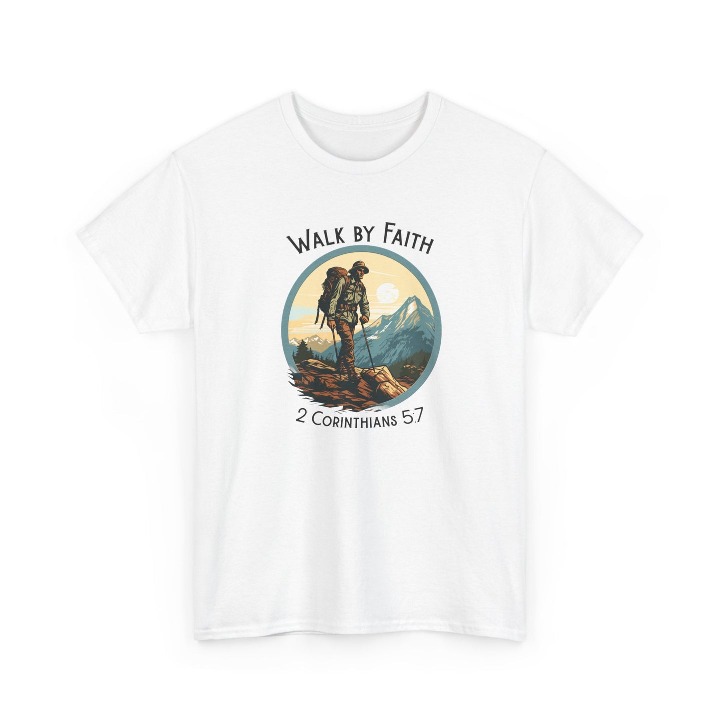 Walk by Faith Unisex Heavy Cotton Tee