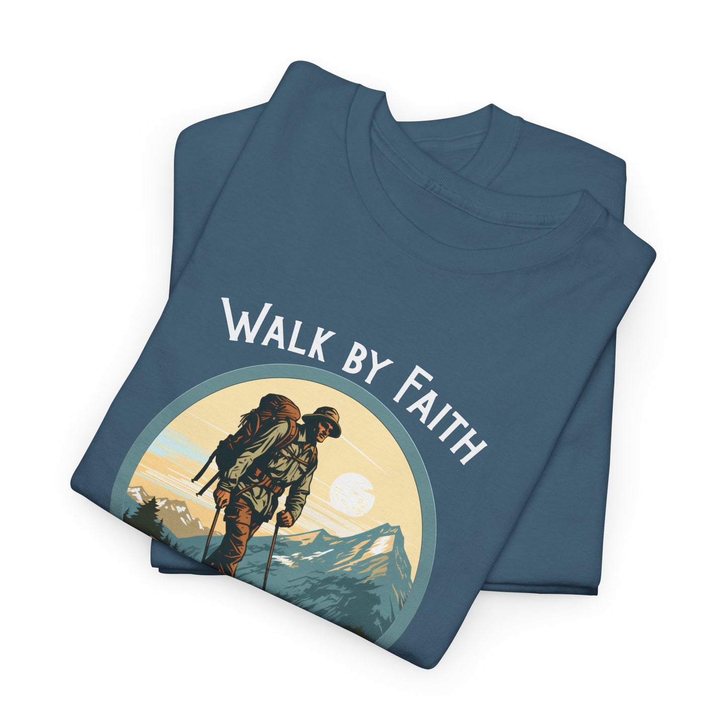 Walk by Faith Unisex Heavy Cotton Tee