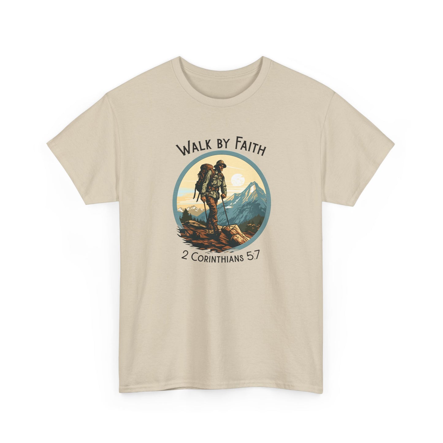 Walk by Faith Unisex Heavy Cotton Tee