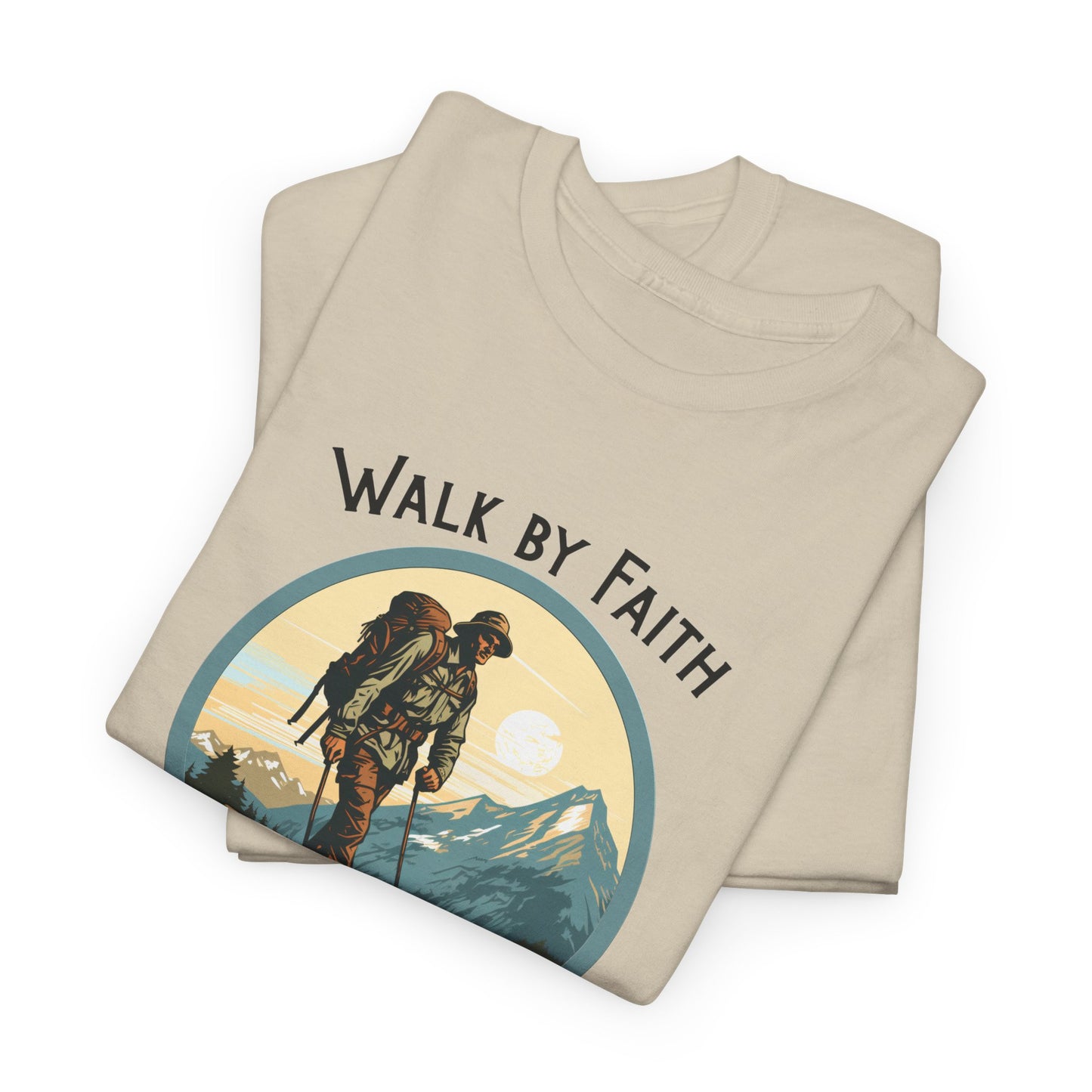 Walk by Faith Unisex Heavy Cotton Tee