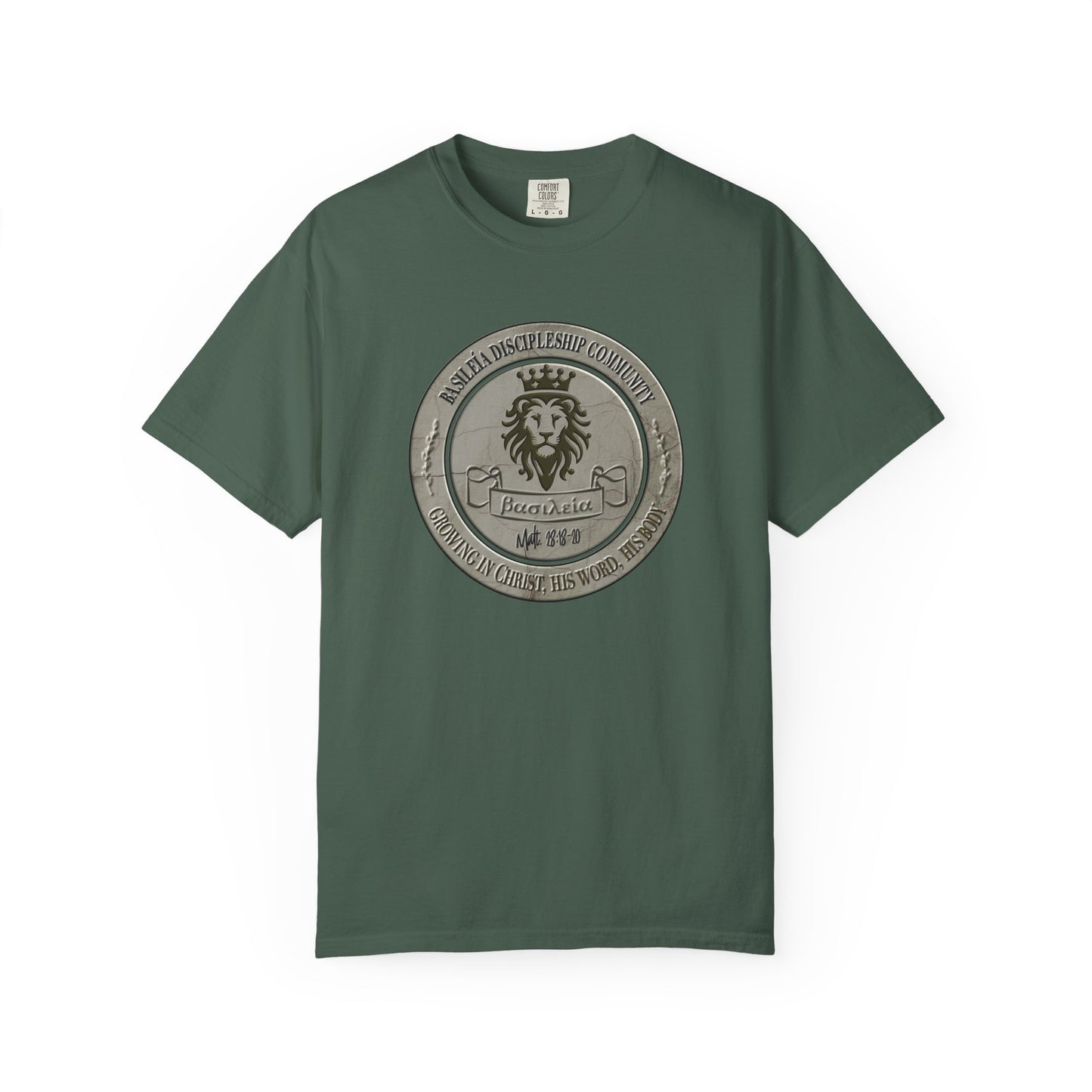 Basileia Discipleship Community Unisex Garment-Dyed T-shirt
