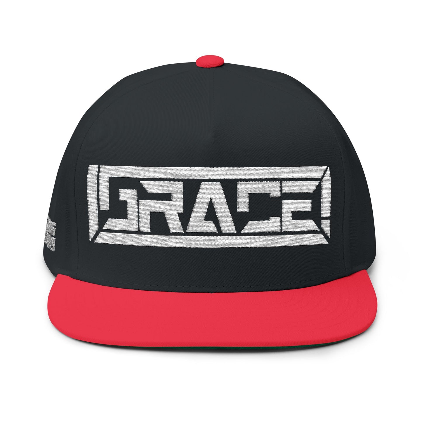 Grace Flat Bill Embroidered Cap