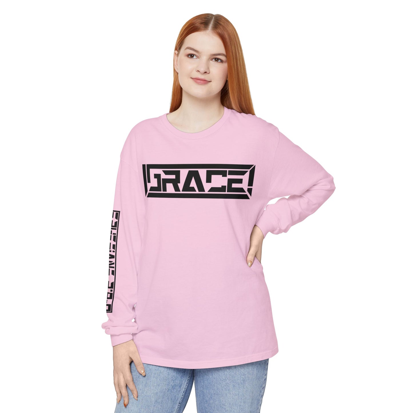 Grace (Ephesians 2:8-9) Garment-dyed Long Sleeve Tee