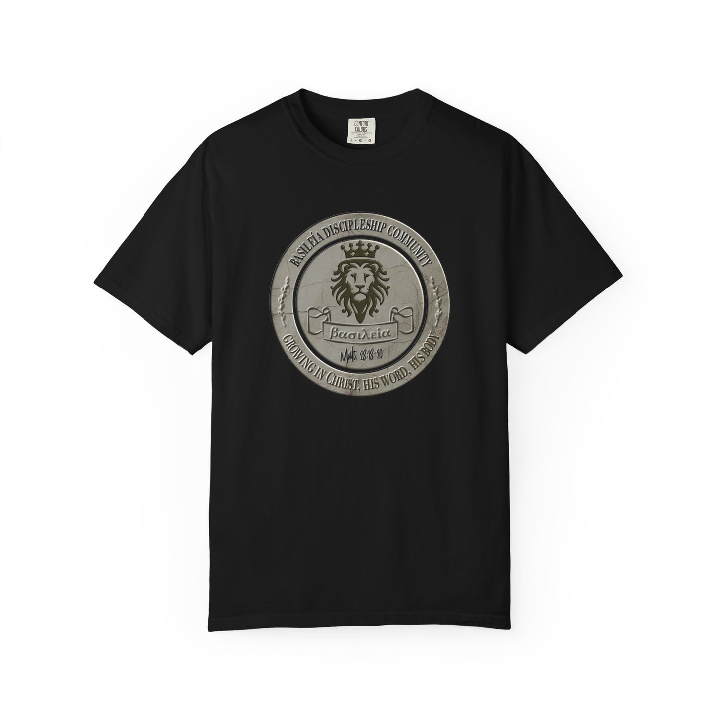 Basileia Discipleship Community Unisex Garment-Dyed T-shirt
