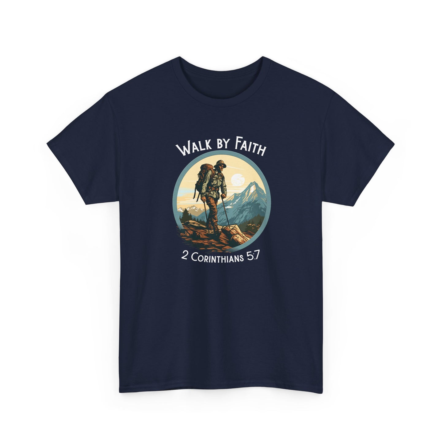 Walk by Faith Unisex Heavy Cotton Tee