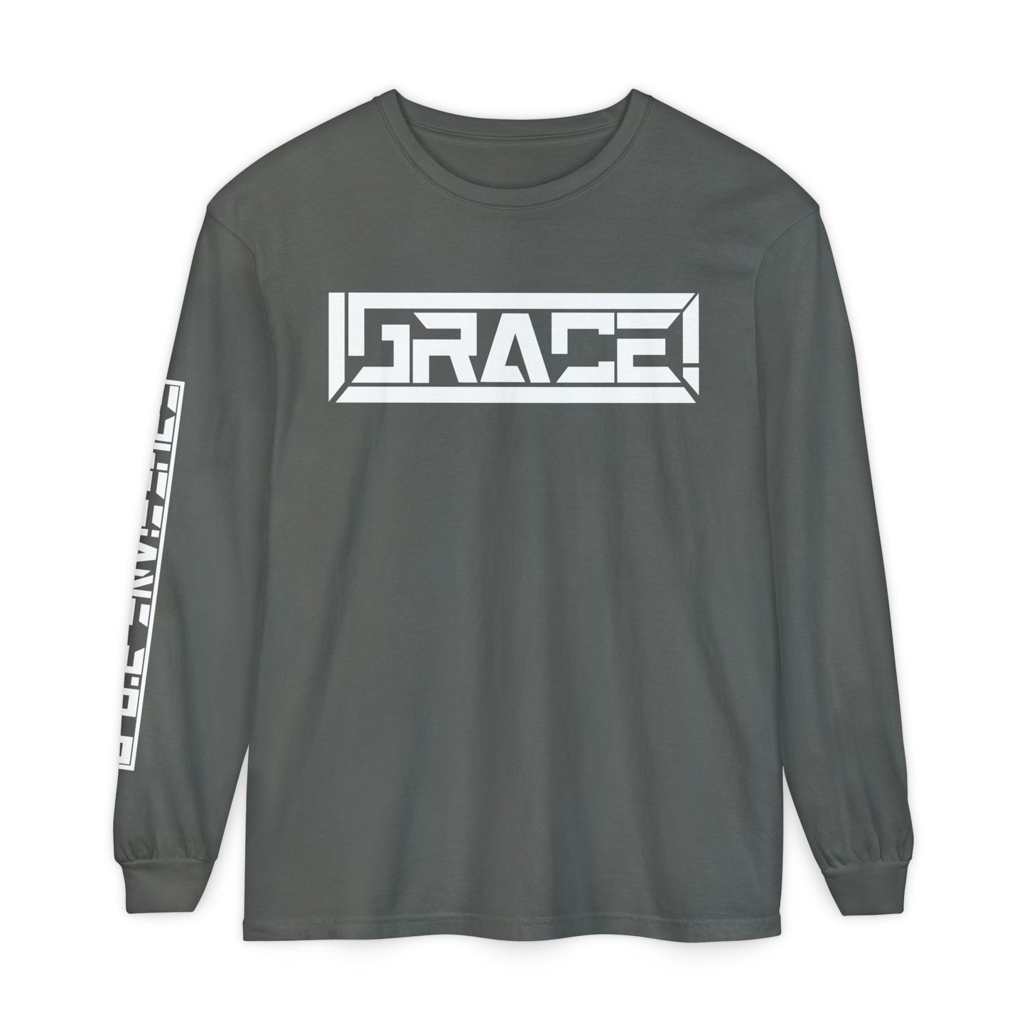 Grace (Ephesians 2:8-9) Garment-dyed Long Sleeve Tee
